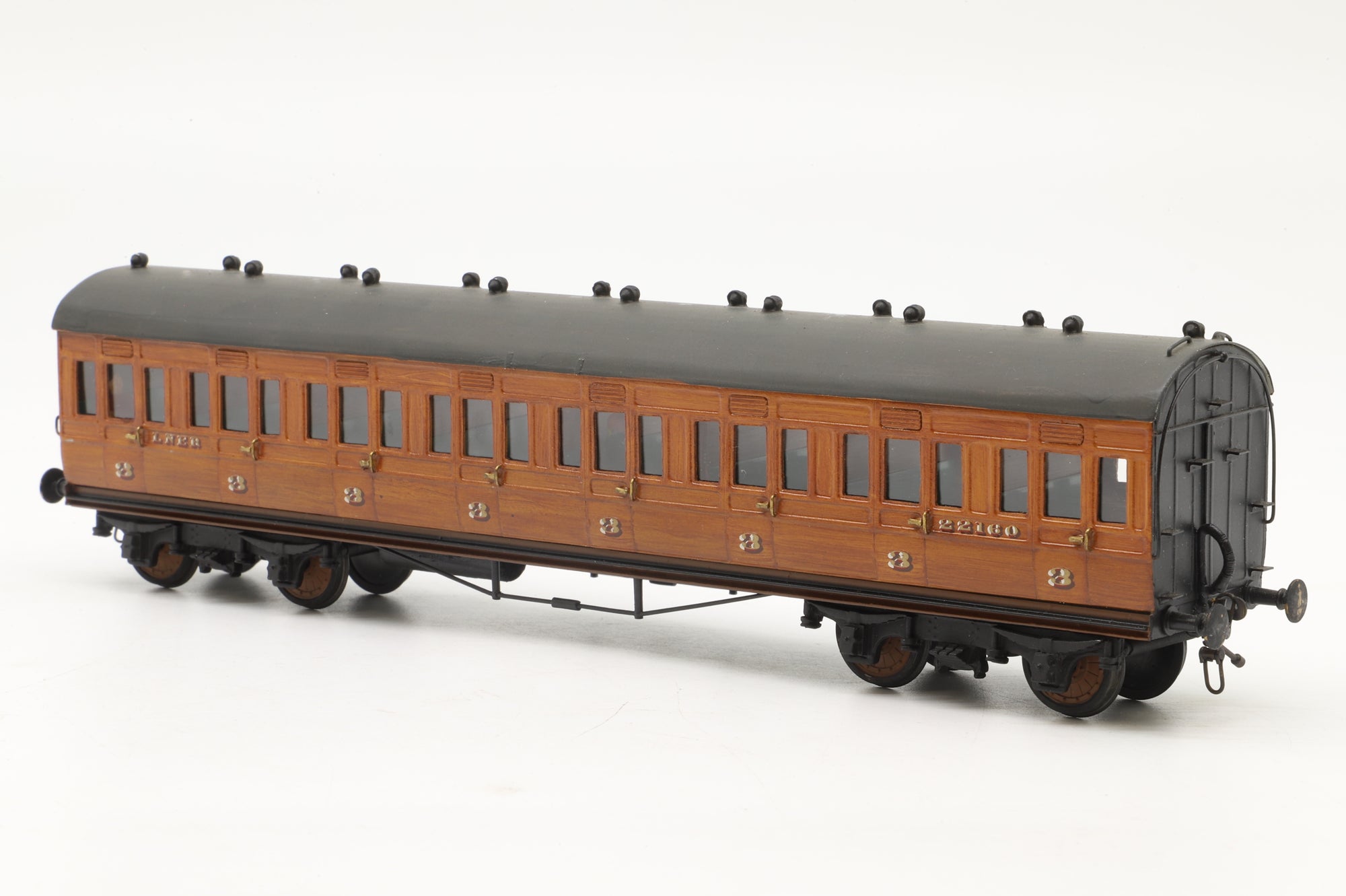 Lawrence Scale Models OO Ex-GCR Suburban Coach LNER Teak Kit Built