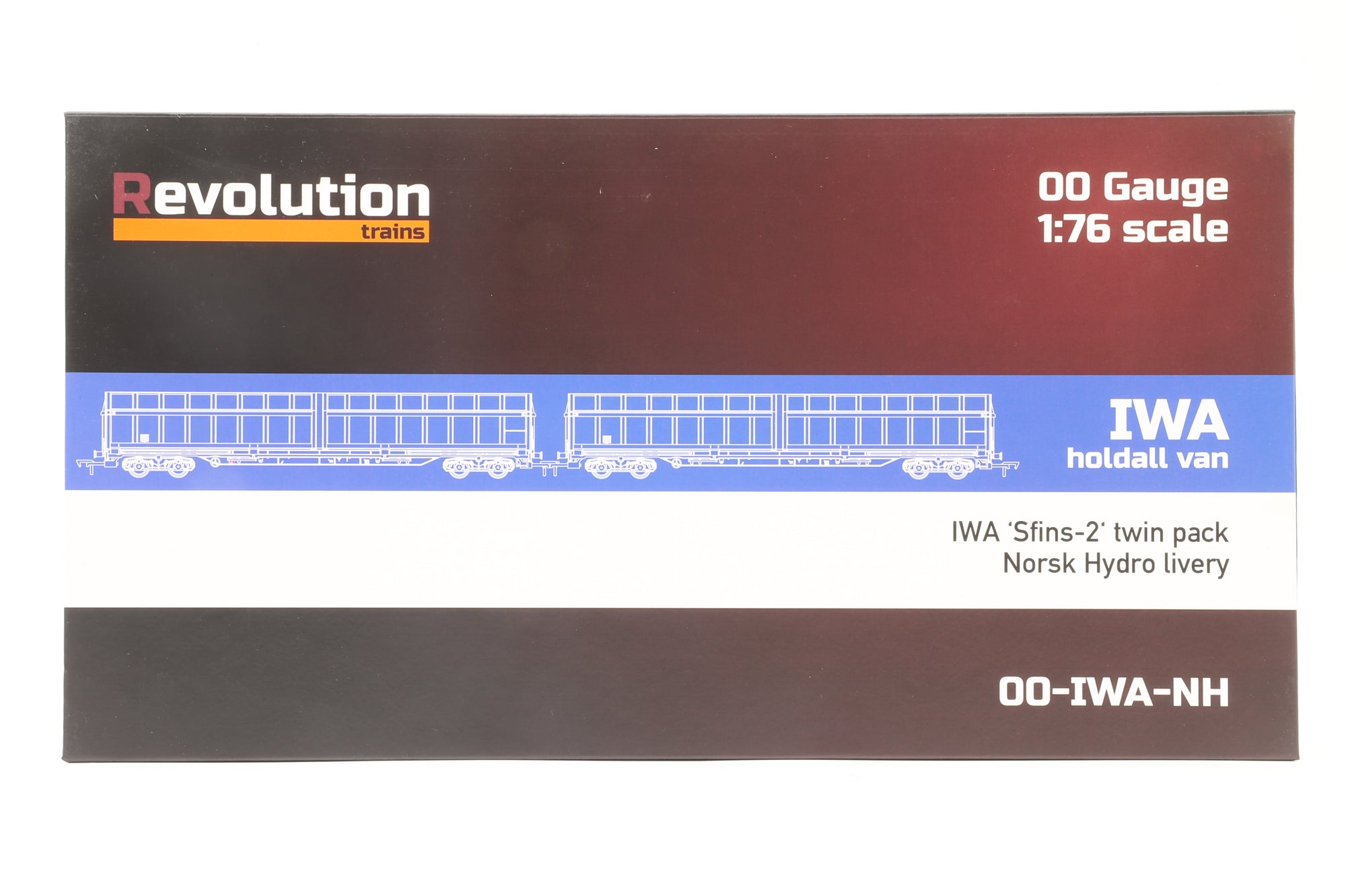 Revolution OO IAW-NH2 Twin Pack IWA Wagons Norsk Hydro