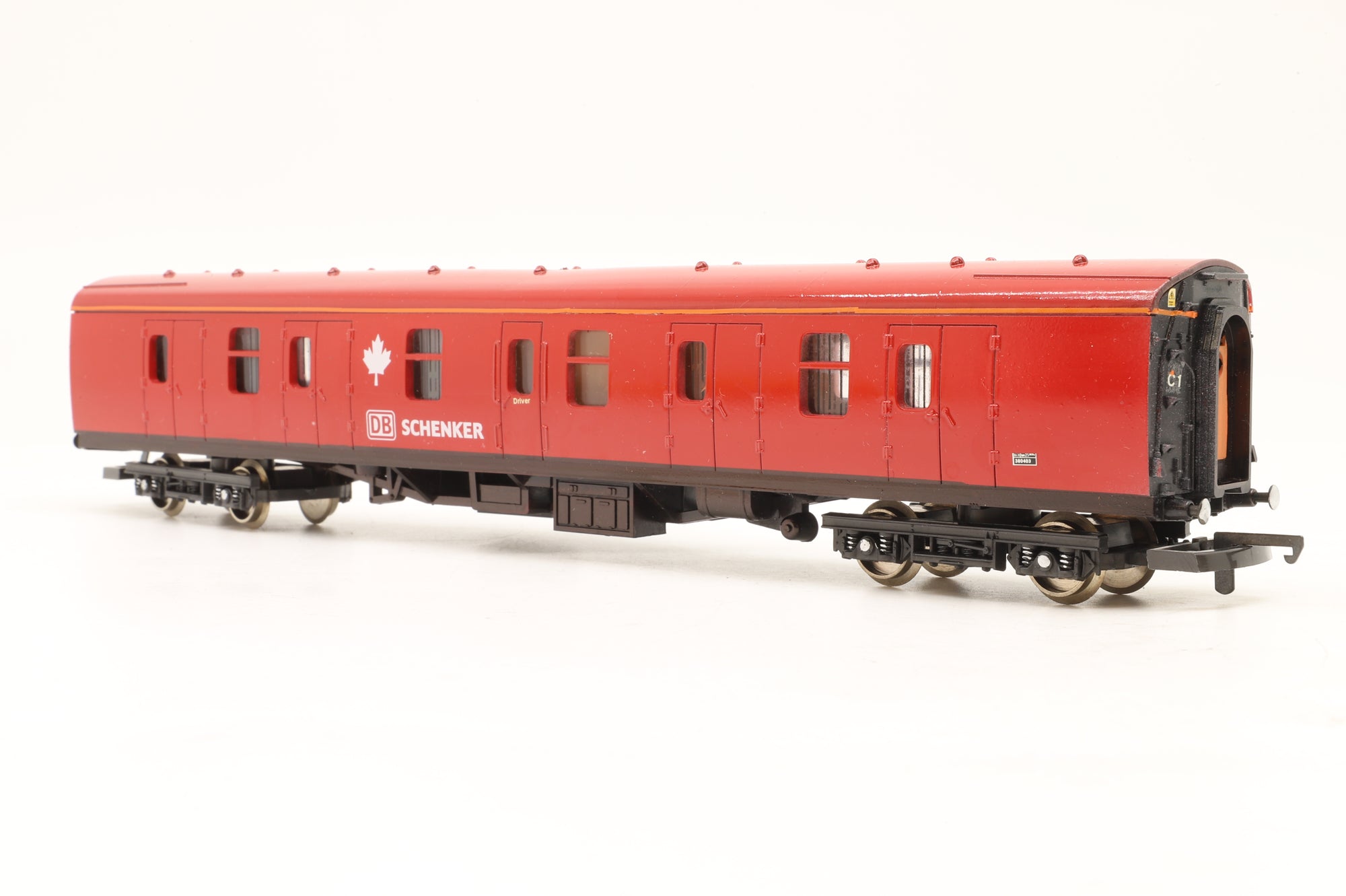 Custom OO Mk1 BG in DB Schenker Red Livery