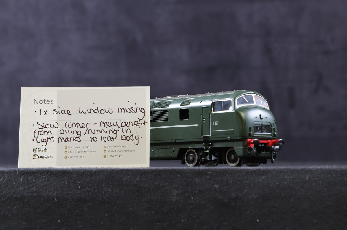 Fleischmann HO 4246 Class 42 Warship Diesel &#39;D821&#39; BR Green L/C