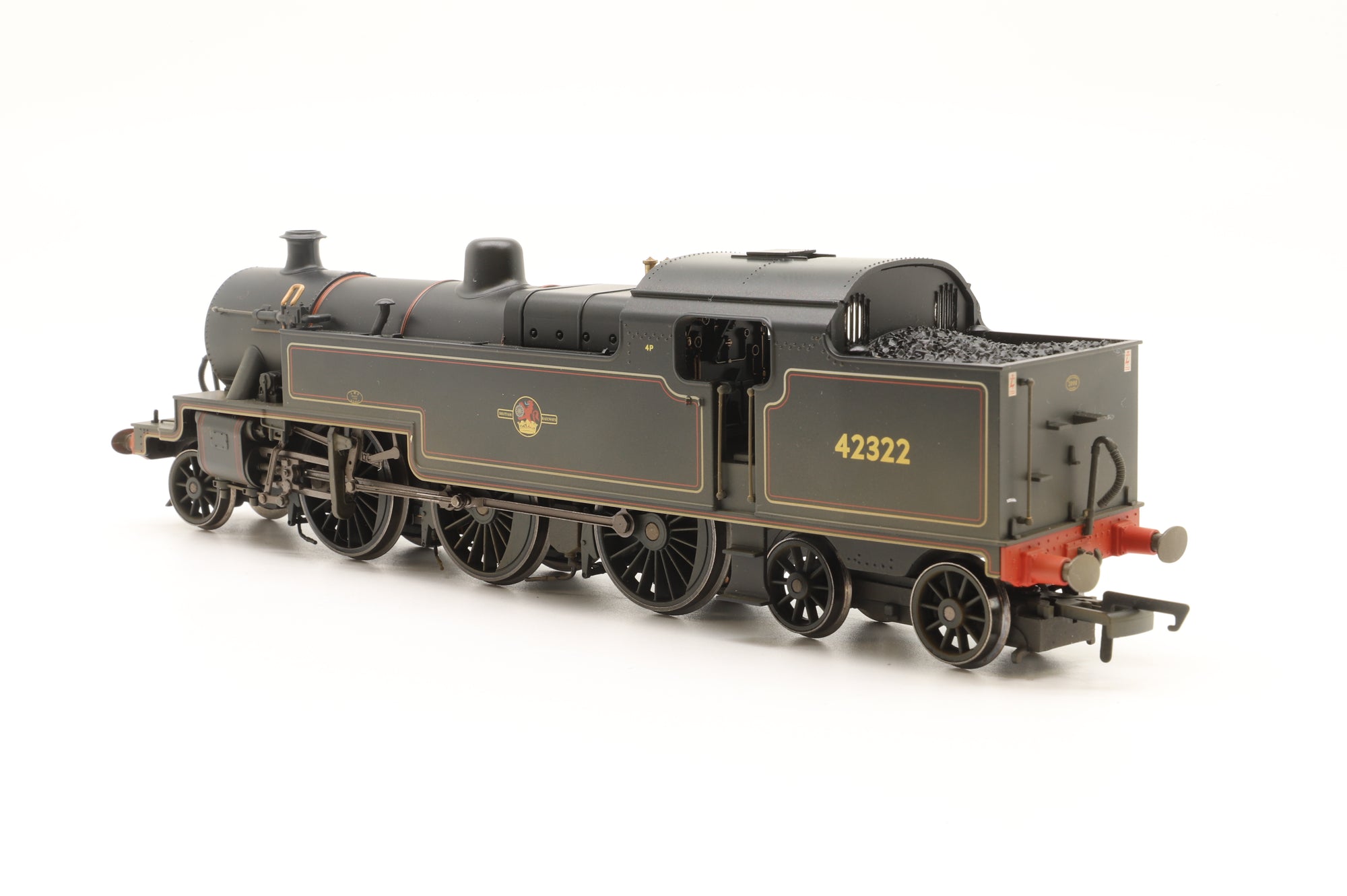 Hornby OO Fowler 2-6-4 Tank '42322' BR Lined Late Crest Weathered