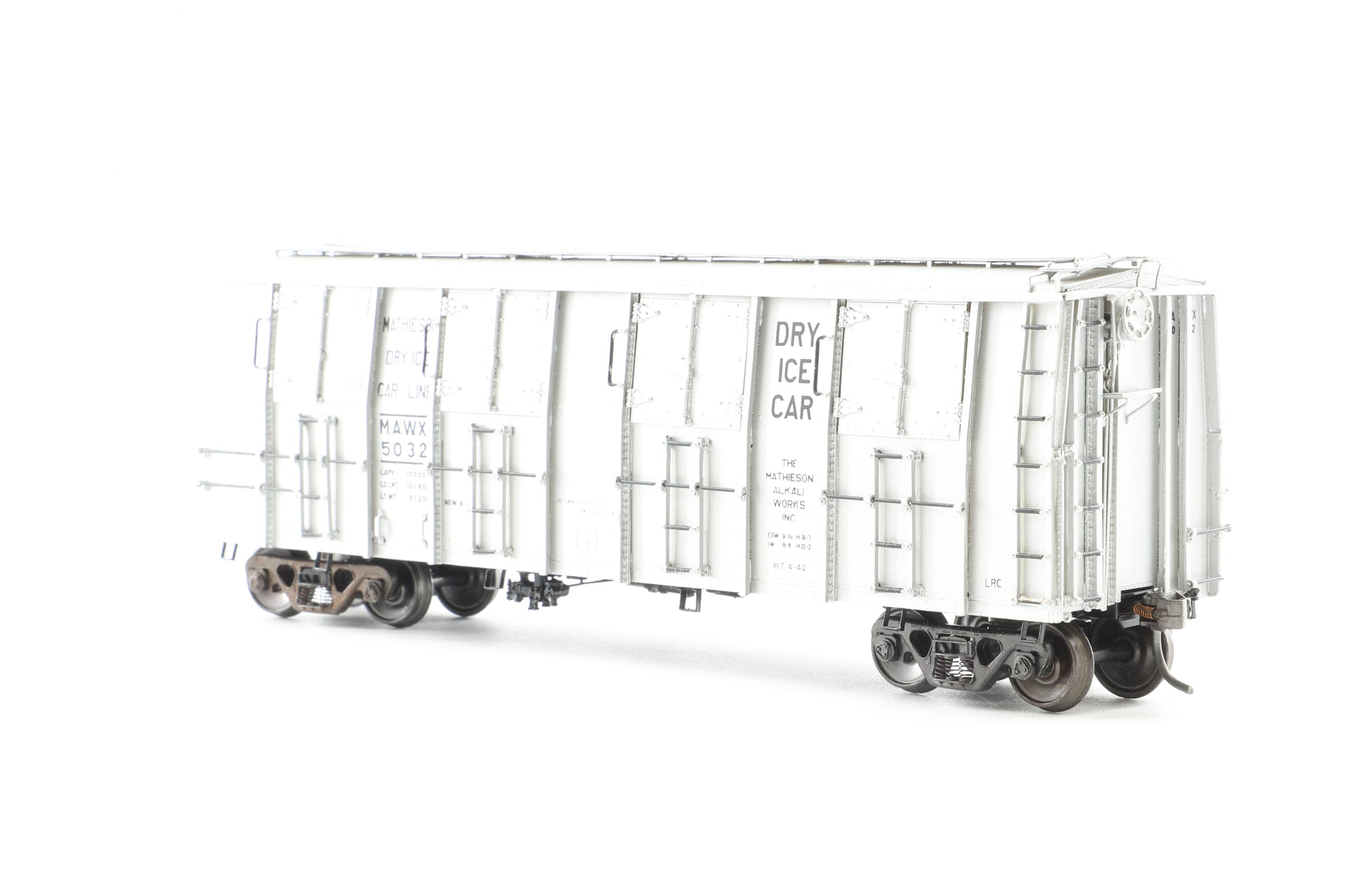 Iron Horse Models HO Brass 16662-1 Matheison Dry Ice Car 40'11'' MAWX No.5032