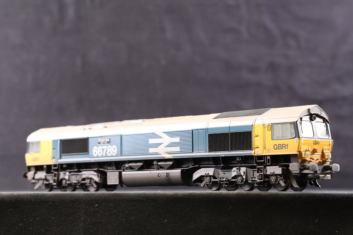 Bachmann OO 32-740 Class 66/7 &#39;66789&#39; BR Large Logo GBRf, TMC Weathered