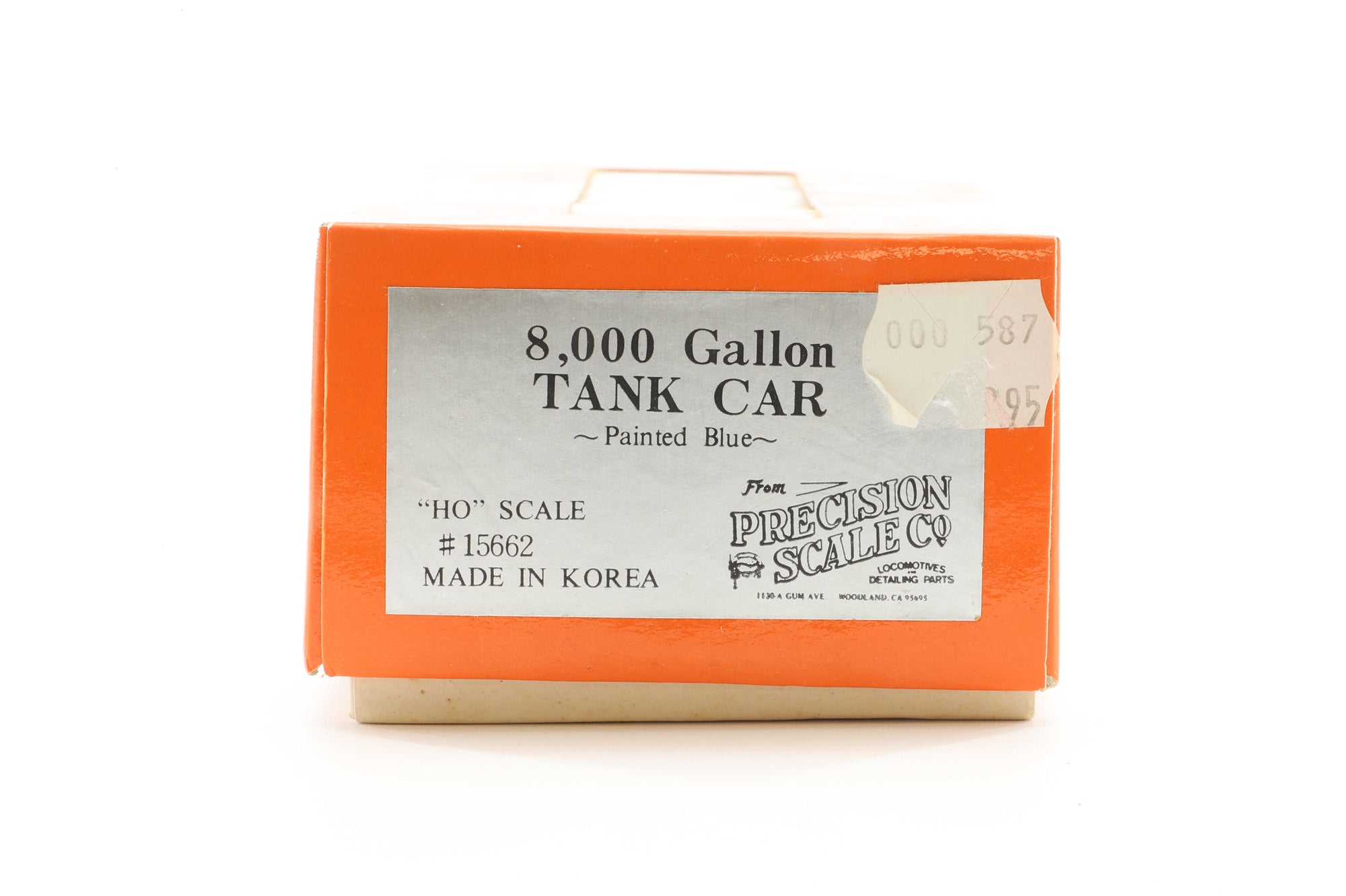 Precision Scale HO Brass Rake Of 4 PSC 8,000 gal tank Cars "GULF"