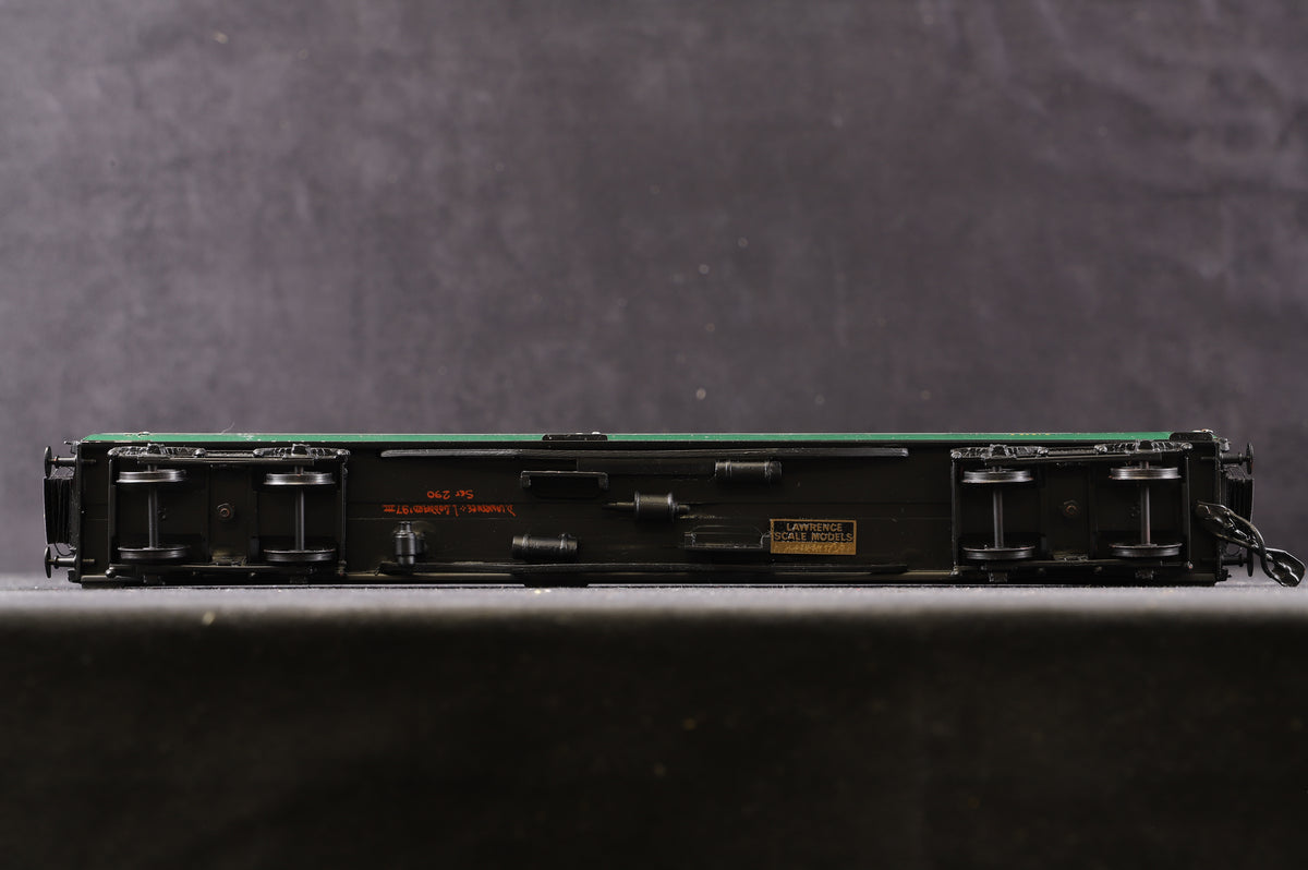 Lawrence Scale Models OO Rake Of 4 SR Green Bulleid Coaches Require TLC