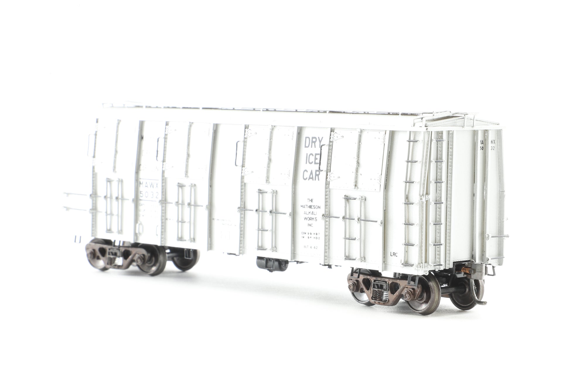 Iron Horse Models HO Brass 16662-1 Matheison Dry Ice Car 40'11'' MAWX No.5032
