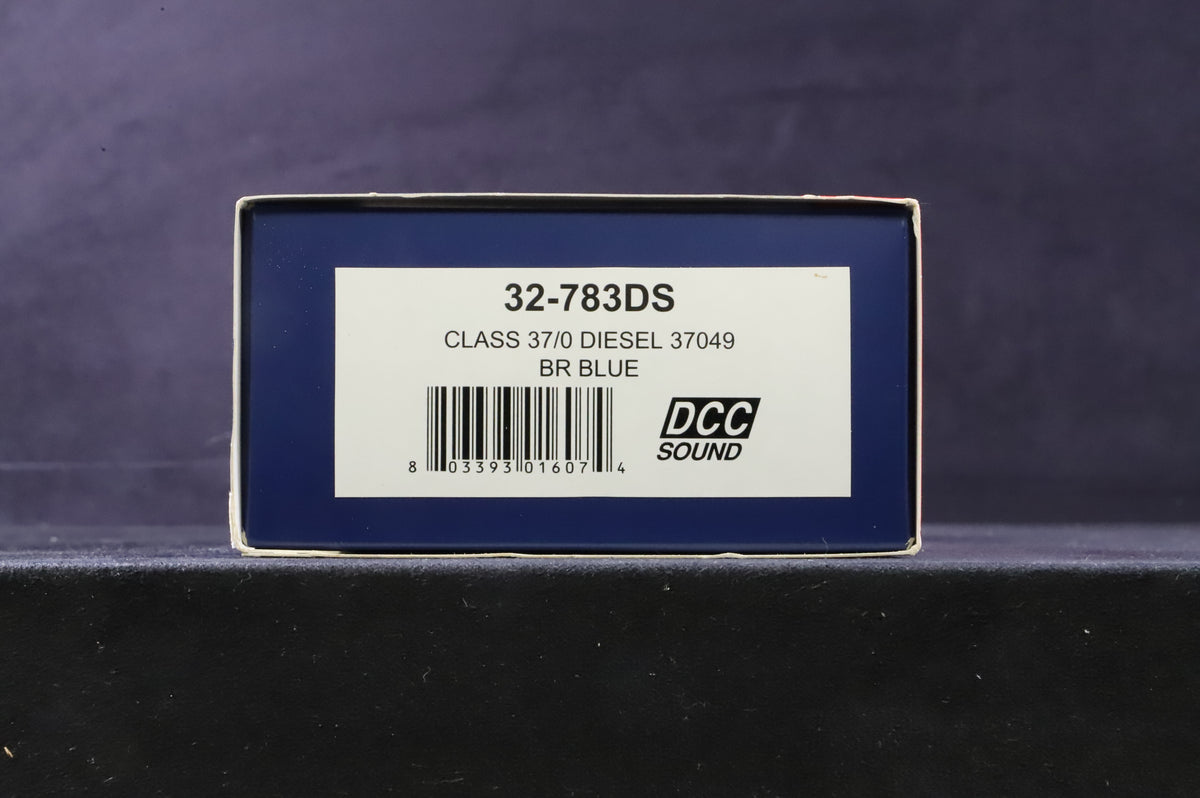 Bachmann OO 32-783DS Class 37 37049 in BR Blue