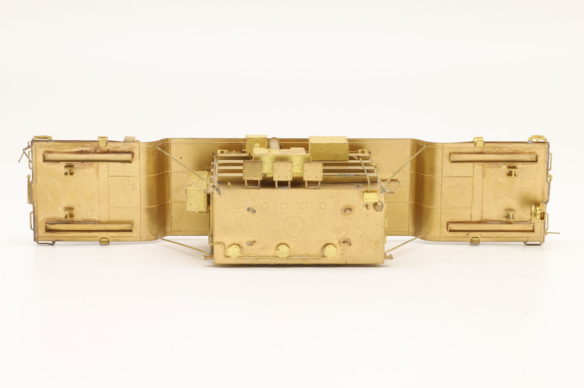 Overland Models Inc. HO Brass OMI-1347 Centre Flat Car W/ Transformer Load Unpainted