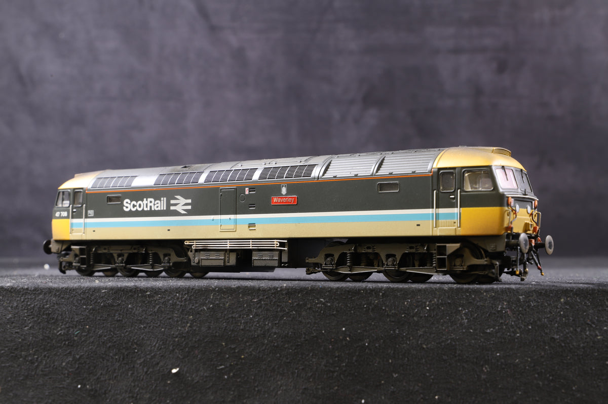 Bachmann OO 31-653Y Class 47/7 &#39;47708&#39; &#39;Waverley&#39; BR Scotrail Excl. Amrss Ltd Ed 249/ 512 Weathered