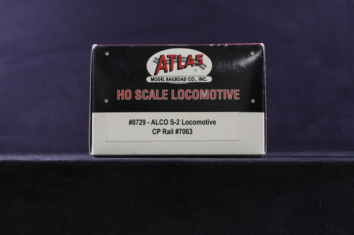 Atlas HO 8729 Alco S-2 Diesel Locomotive CP Rail &#39;6063&#39; DCC Sound Weathered