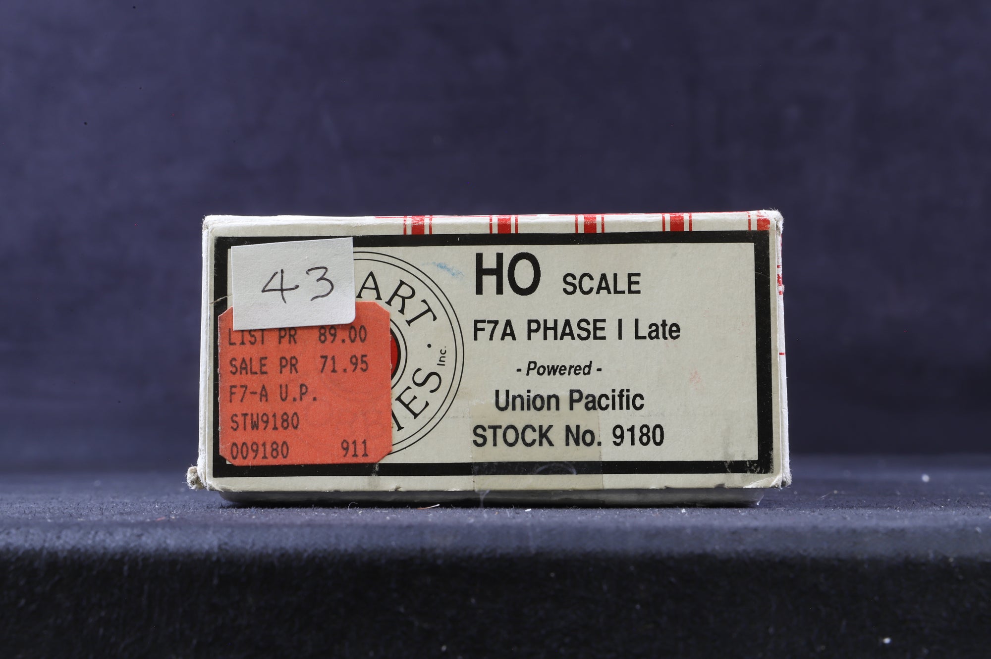 Stewart Hobbies HO 9180 F7A Phase 1 Union Pacific Diesel Locomotive