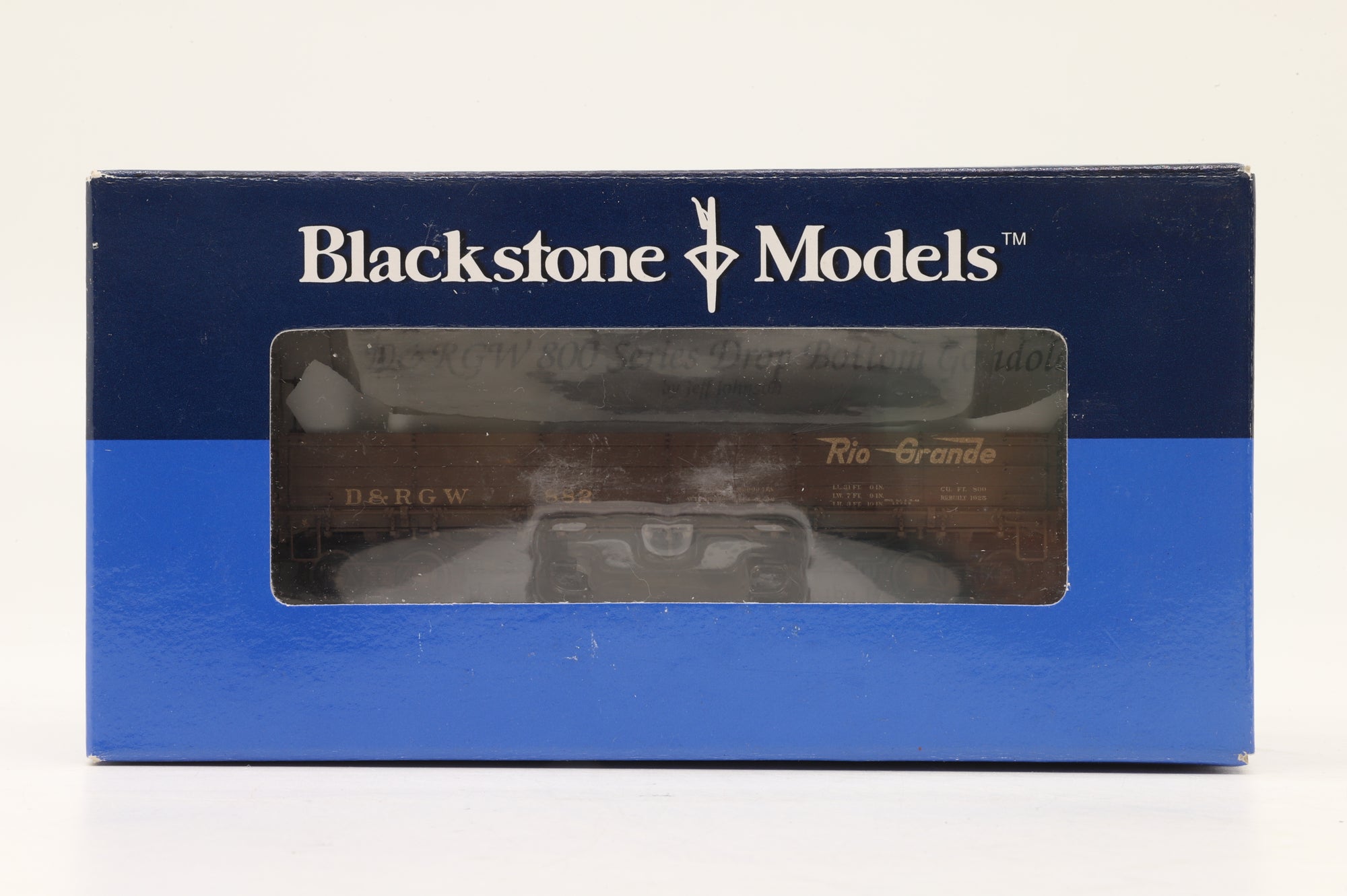 Blackstone Models HOn3 B340450W D&RGW Drop Bottom Gondola Weathered '882'
