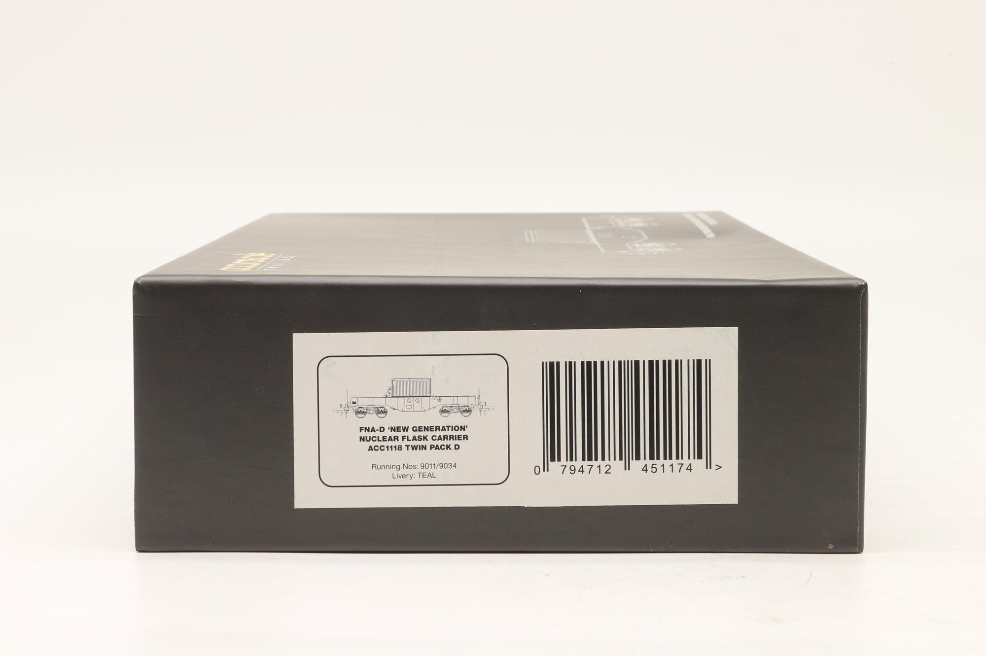 Accurascale OO ACC1118 Twin Pack (D) of FNA-D Nuclear Flask Carriers