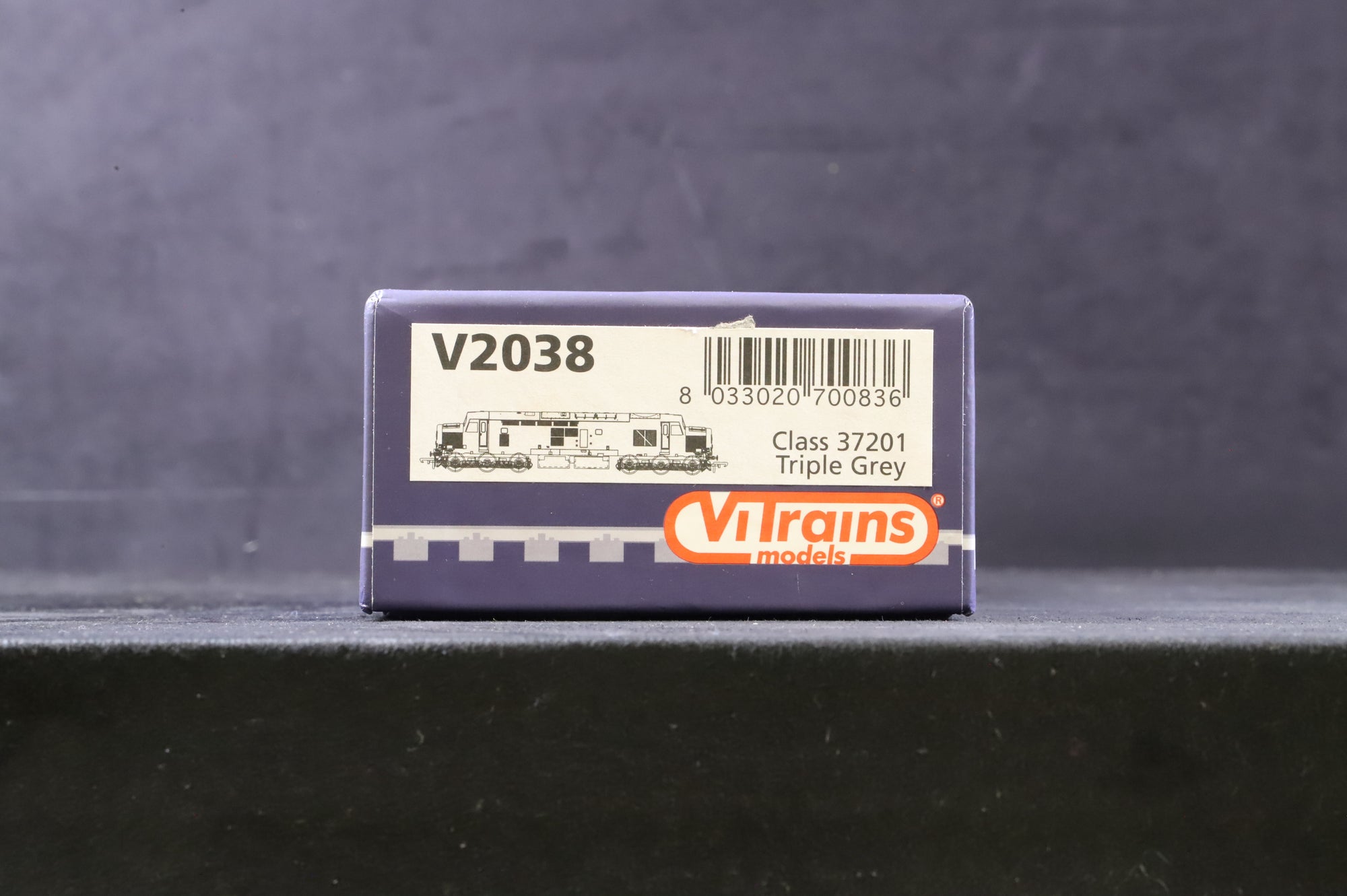 ViTrains OO V2038 Class 37/0 '37201' Triple Grey Trainload Metals, DCC Sound