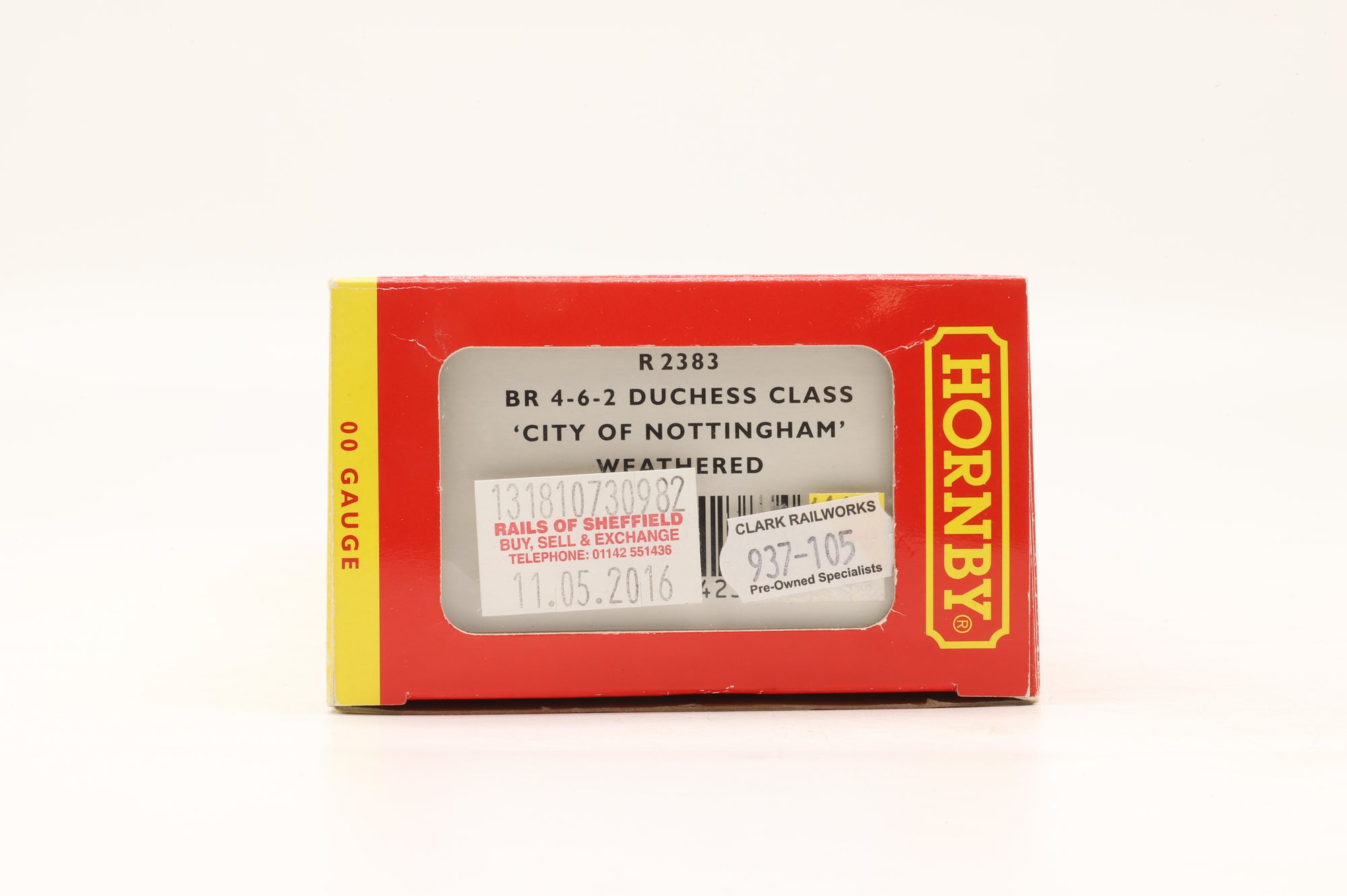 Hornby OO R2383 Duchess Class '46251' 'City Of Nottingham' BR Lined Maroon L/C Weathered