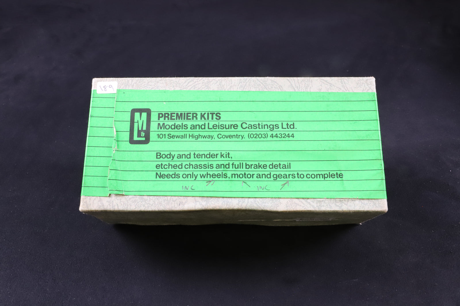 M&L OO PK7 GWR 633 Class Locomotive Cast & Etched Brass Kit