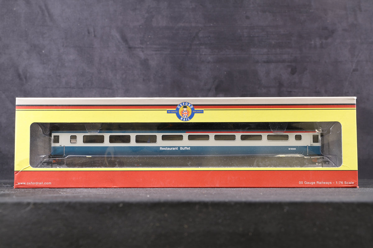 Oxford Rail OO Rake Of 4 Mk3a Blue &amp; Grey Coaches