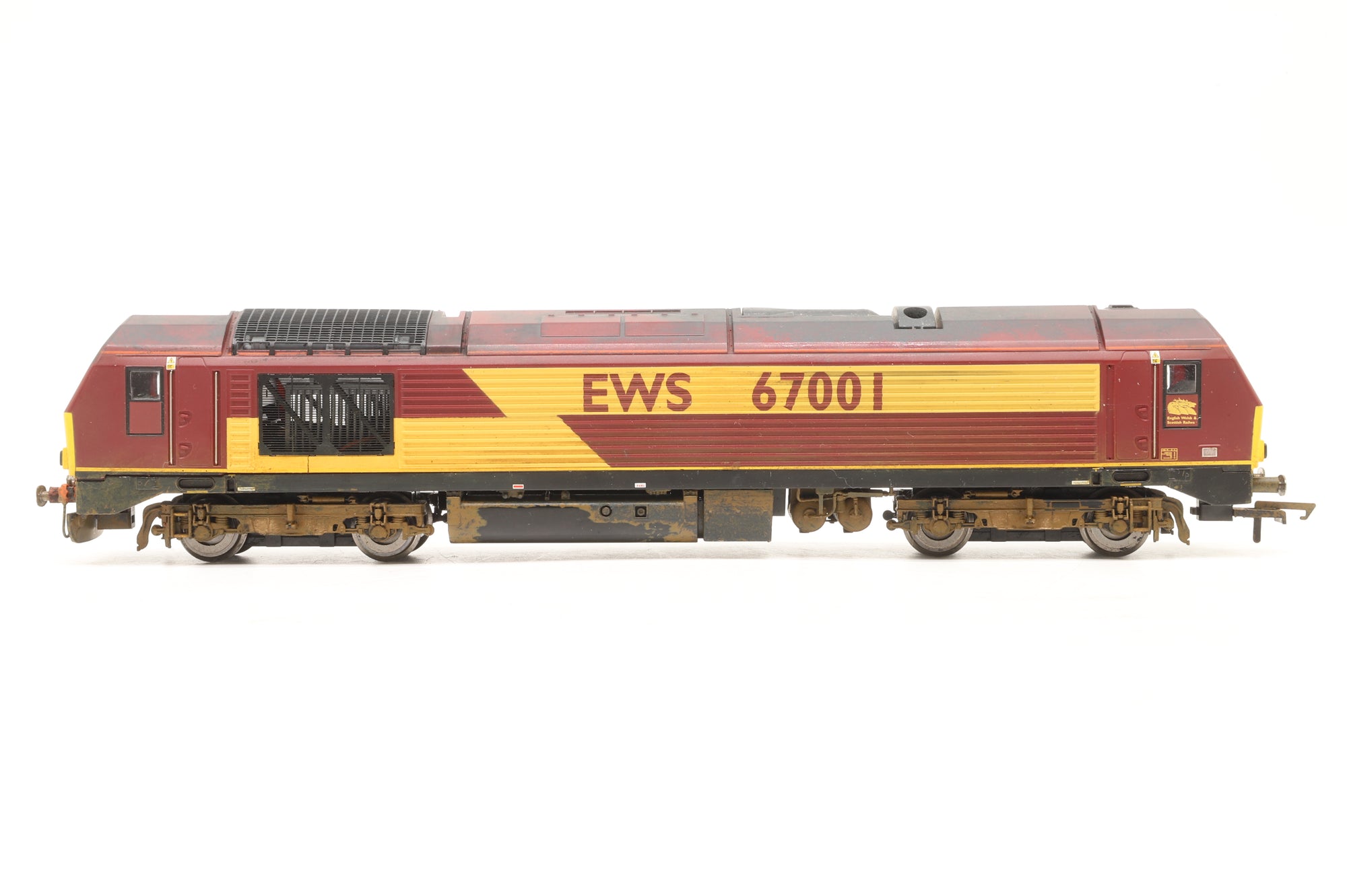 WORKSHOP Hornby OO RR3040 Class 67 '67001' Diesel Electric EWS Weathered DCC Fitted
