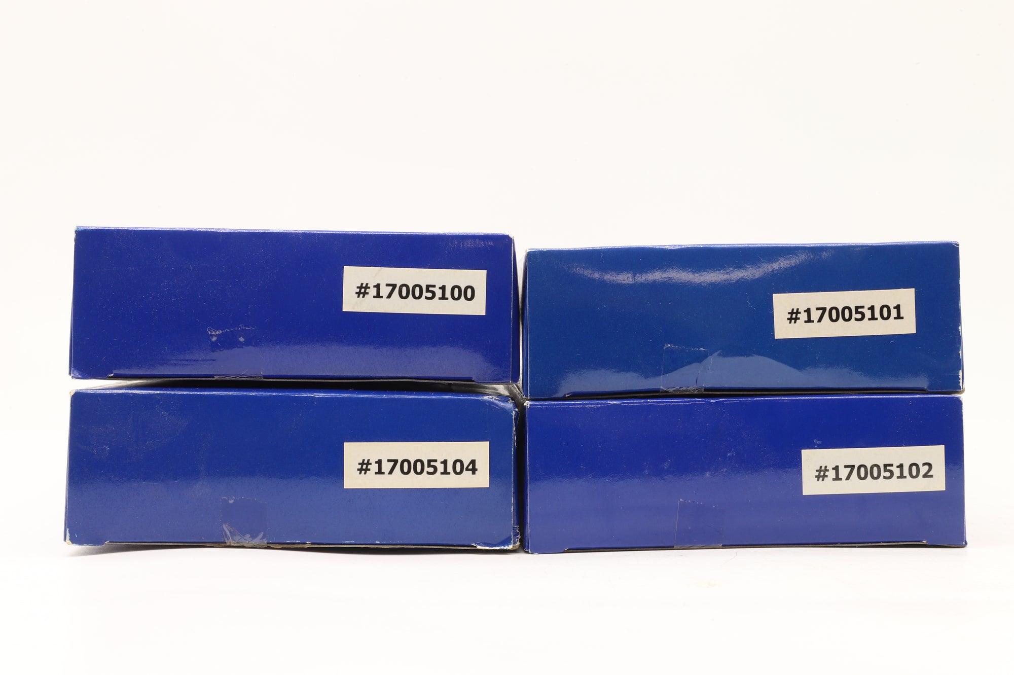 Heljan OO Rake of 4 Cargowaggon Flat Bogie Wagons