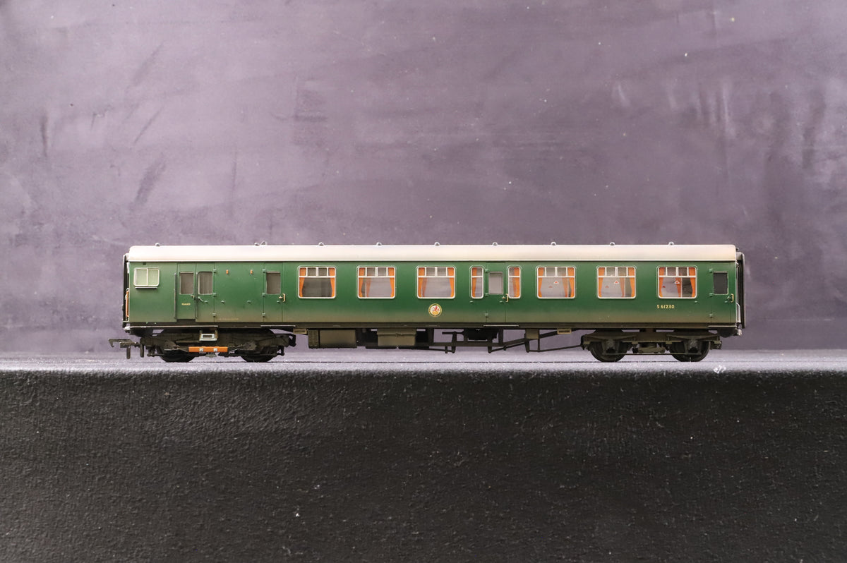 Bachmann OO 31-425 4CEP EMU 7105 Late SR Multiple Unit Green Weathered DCC Fitted