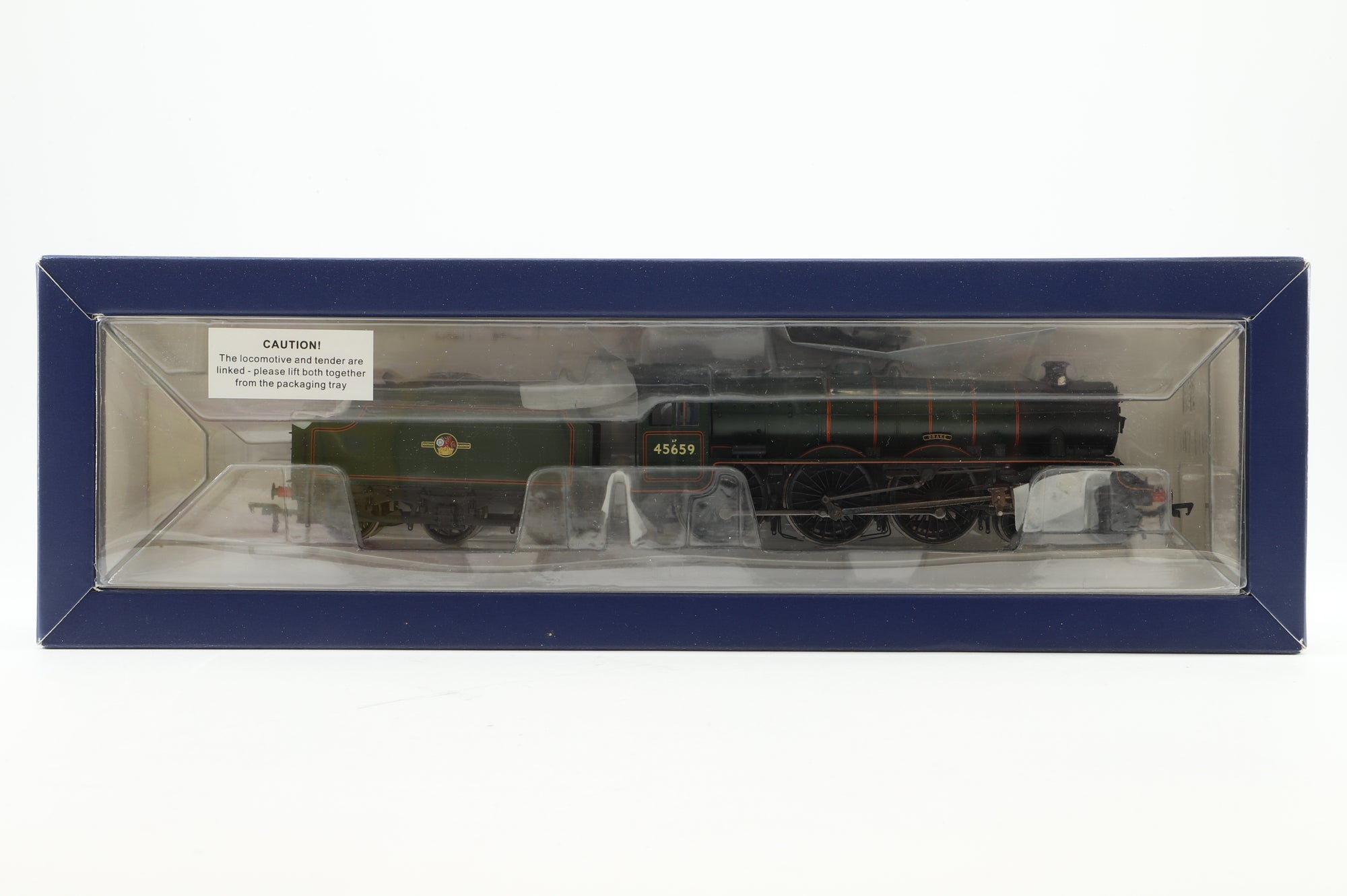 Bachmann OO 31-178DC Jubilee Class 45659 'Drake' in Lined BR Green w/ Late Crests