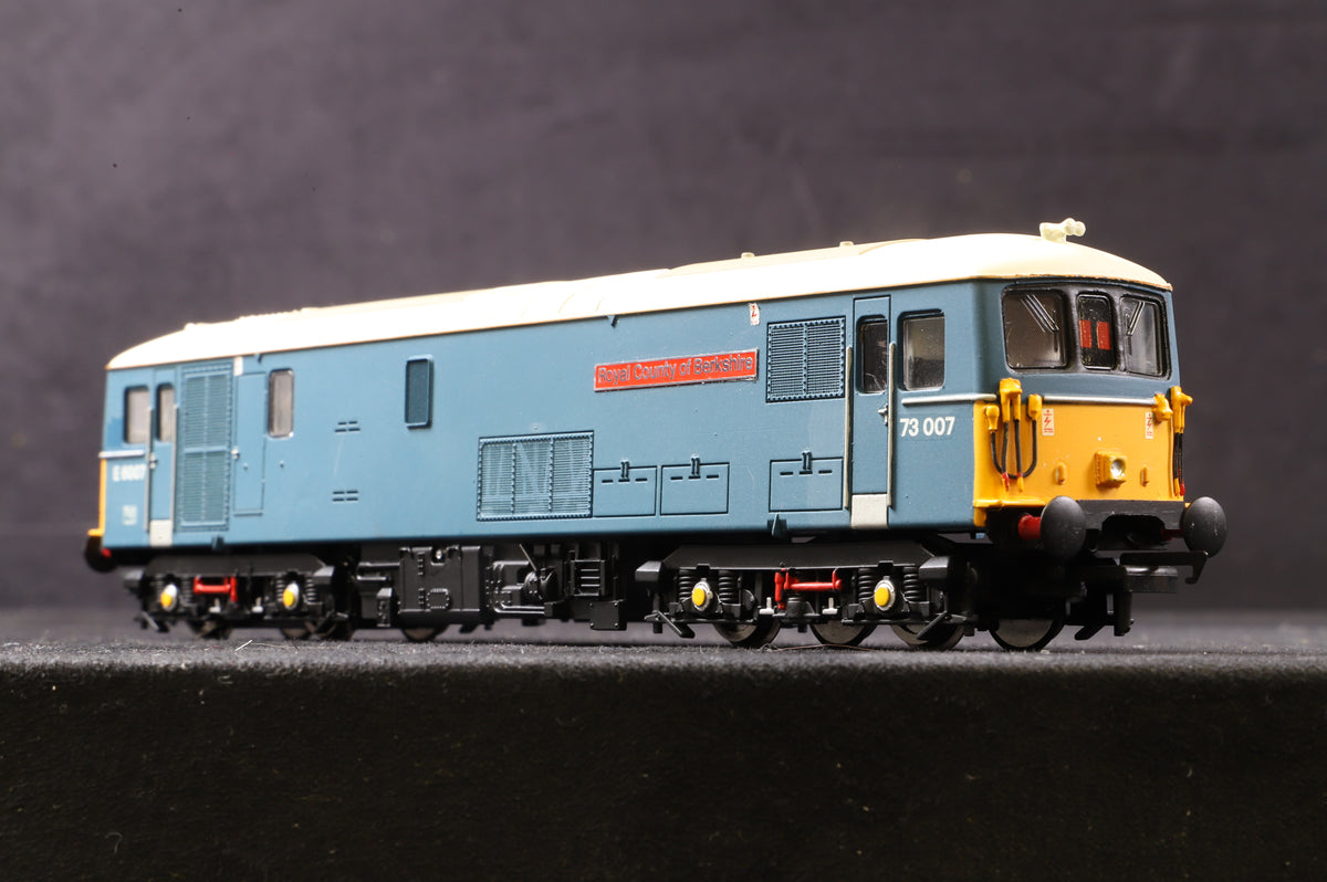Hornby OO Class 73 &#39;E6007&#39; &#39;Royal County of Berkshire&#39;, Re-painted, named &amp; numbered
