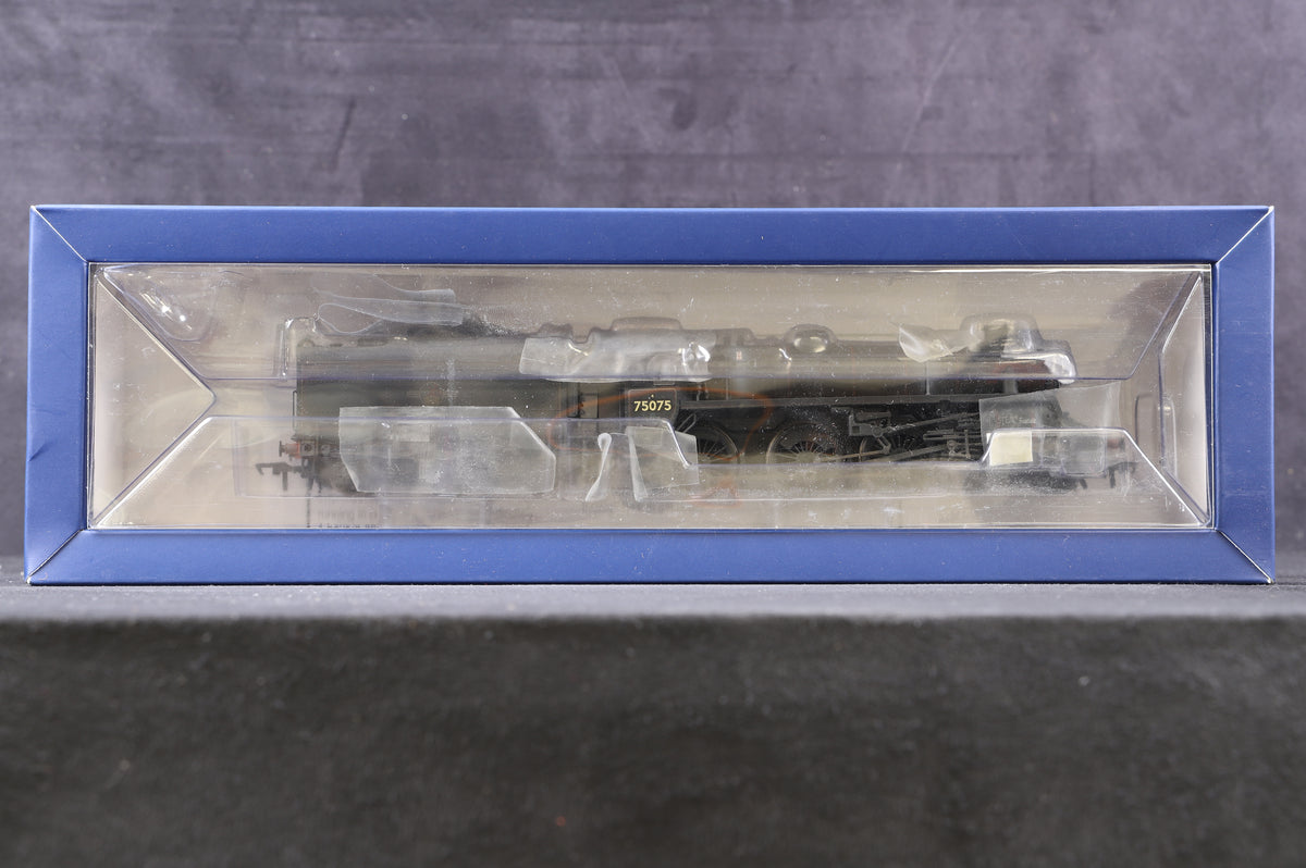 Bachmann OO 31-115K Standard Class 4MT &#39;75075&#39; BR Black L/C Weathered, Excl. Bachmann Collectors Club