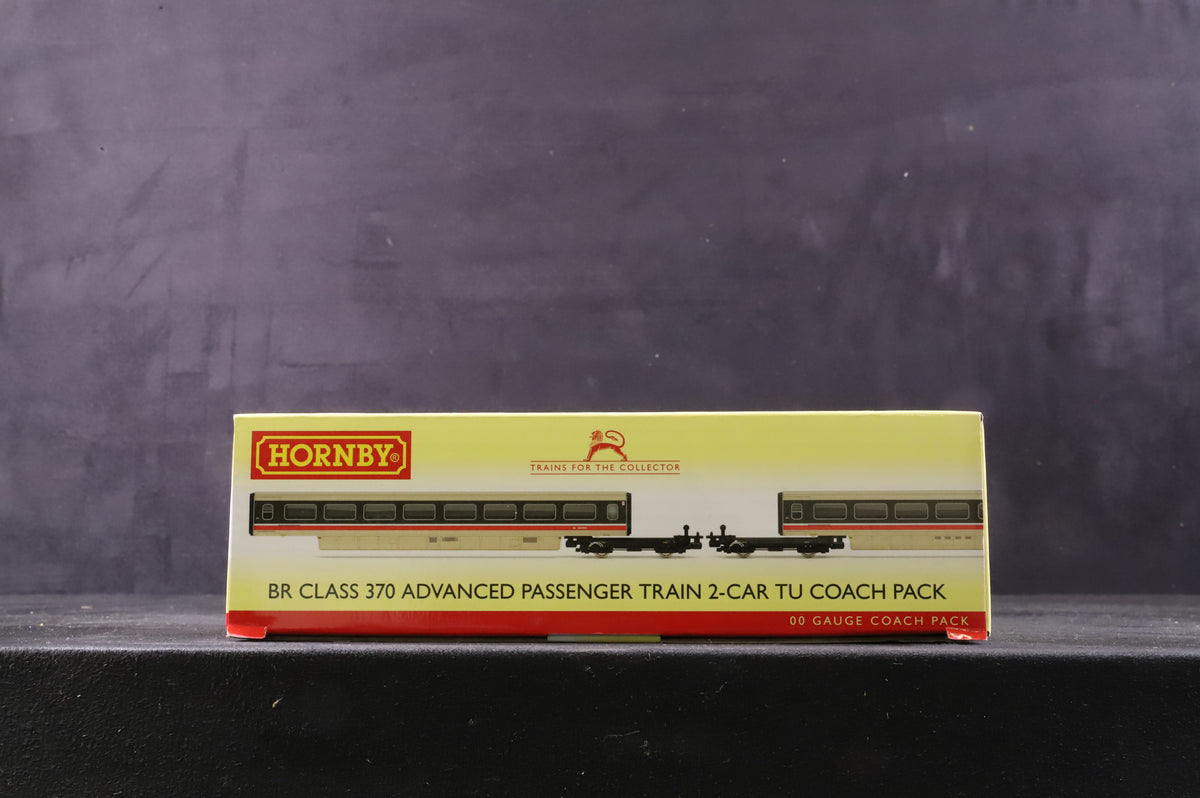 Hornby OO R40013 BR Class 370 Advanced Passenger Train 2-Car TU Coach Pack, &#39;48303&#39; &amp; &#39;48304&#39;