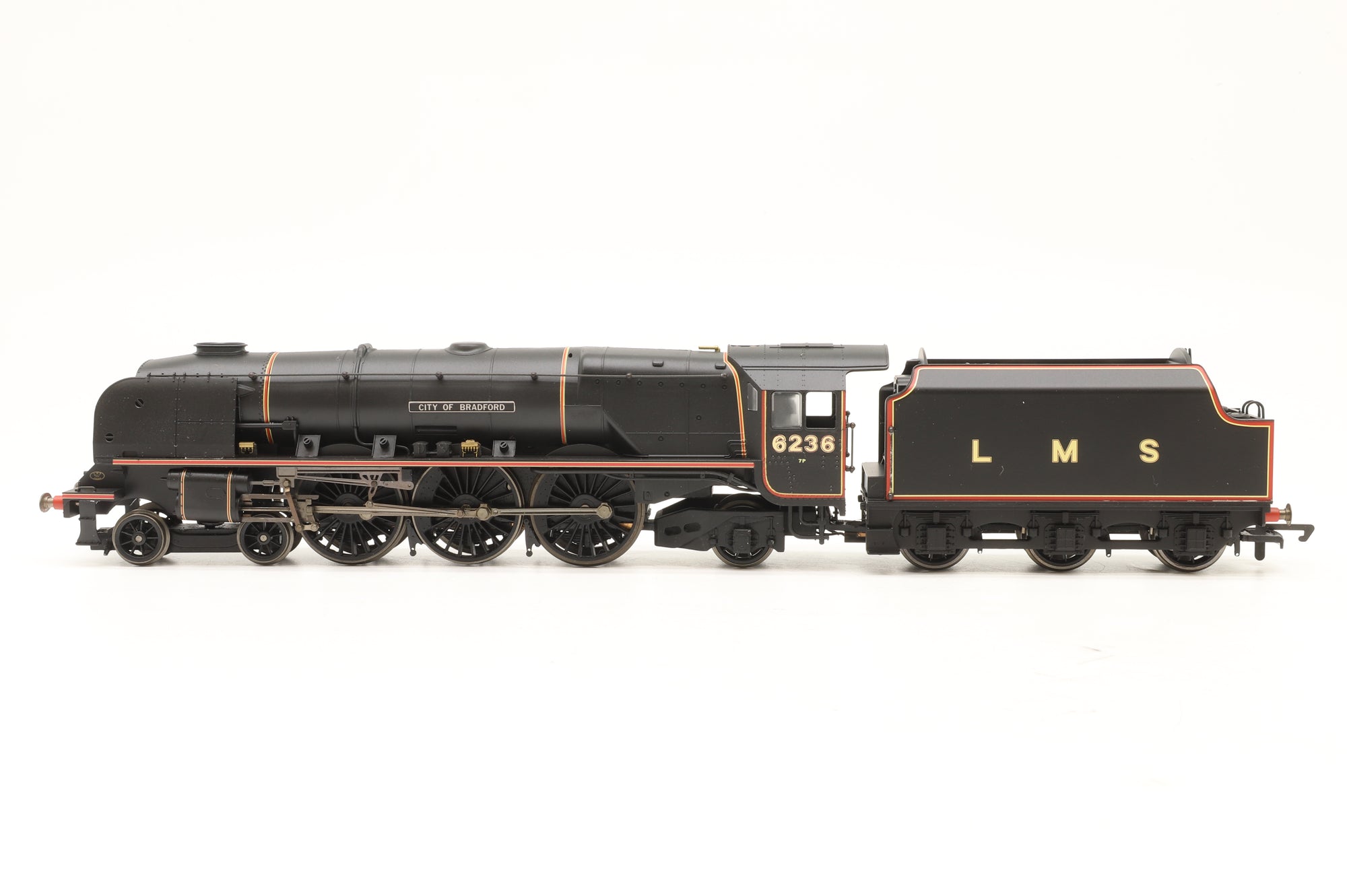 Hornby OO Duchess Class '6236' 'City of Bradford' LMS Black DCC Fitted