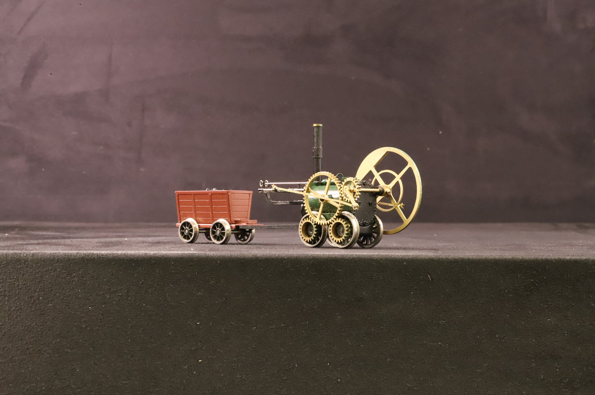 KTM Ho Brass Trevithick&#39;s Steam Locomotive in Green