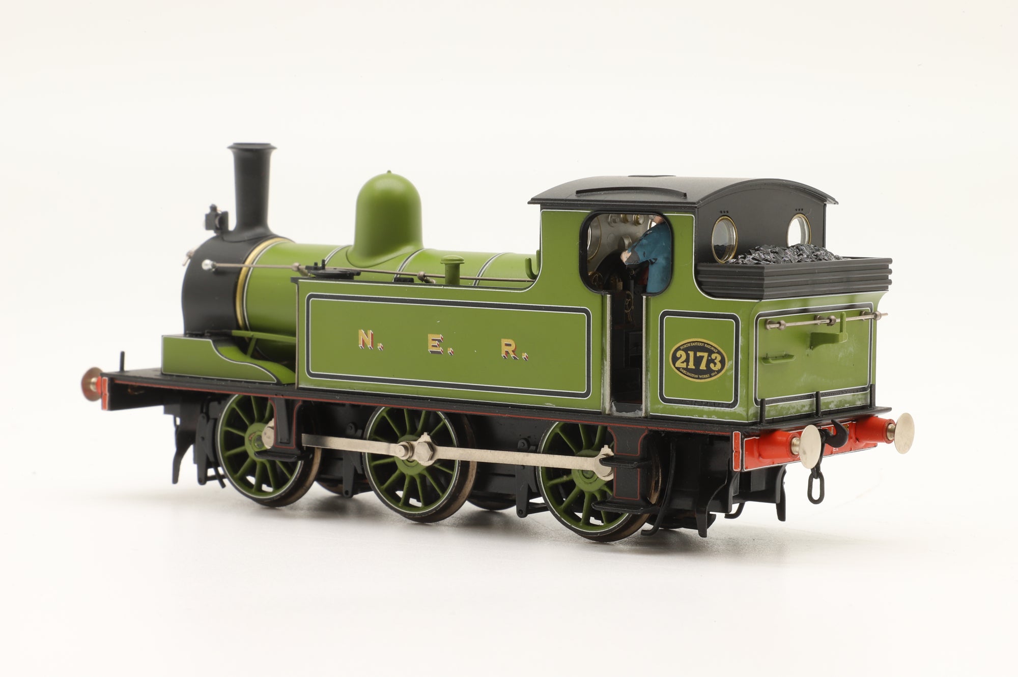 Bachmann OO 31-063SF E1 Class '2173' NER Lined Green DCC Sound