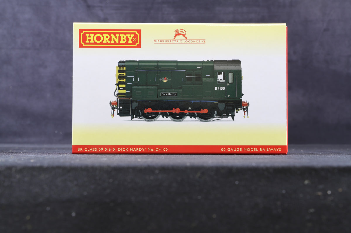 Hornby OO R30369 BR Class 09 &#39;Dick Hardy&#39; &#39;D4100&#39; BR Green L/C