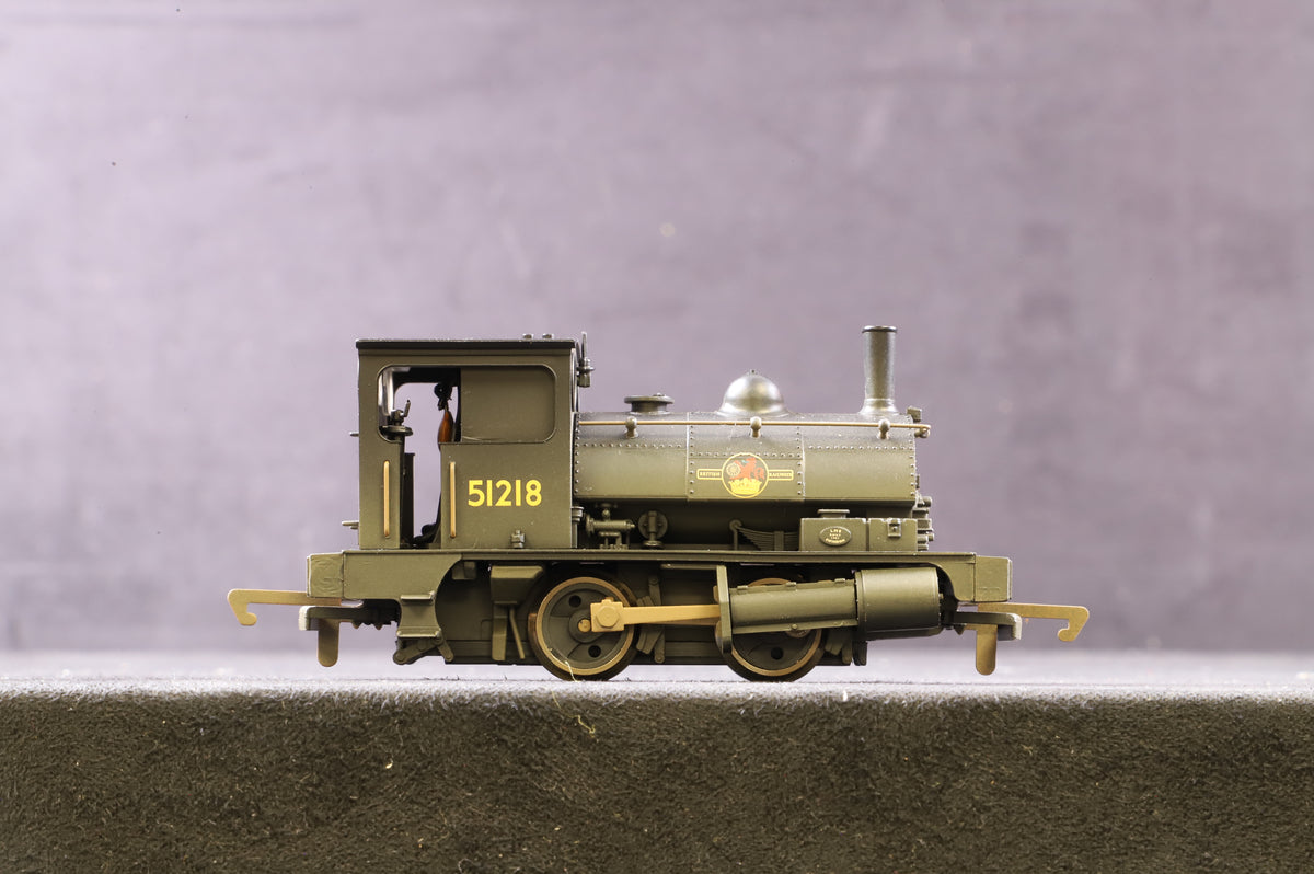 Hornby OO R2453 Class 0F &#39;51218&#39; BR L/C Weathered