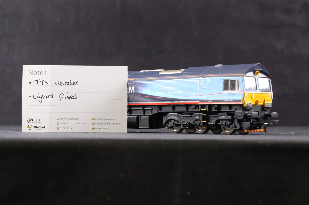 Hornby OO R3920 Malcolm Logistics Co-Co Class 66 &#39;66434&#39;, DCC Sound