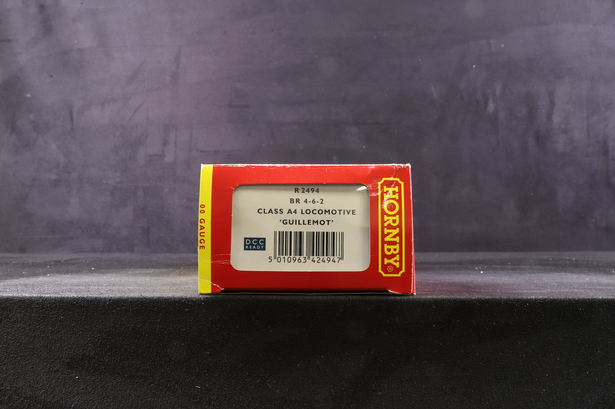 Hornby OO R2494 BR 4-6-2 Class A4 Loco &#39;Guillemot&#39;