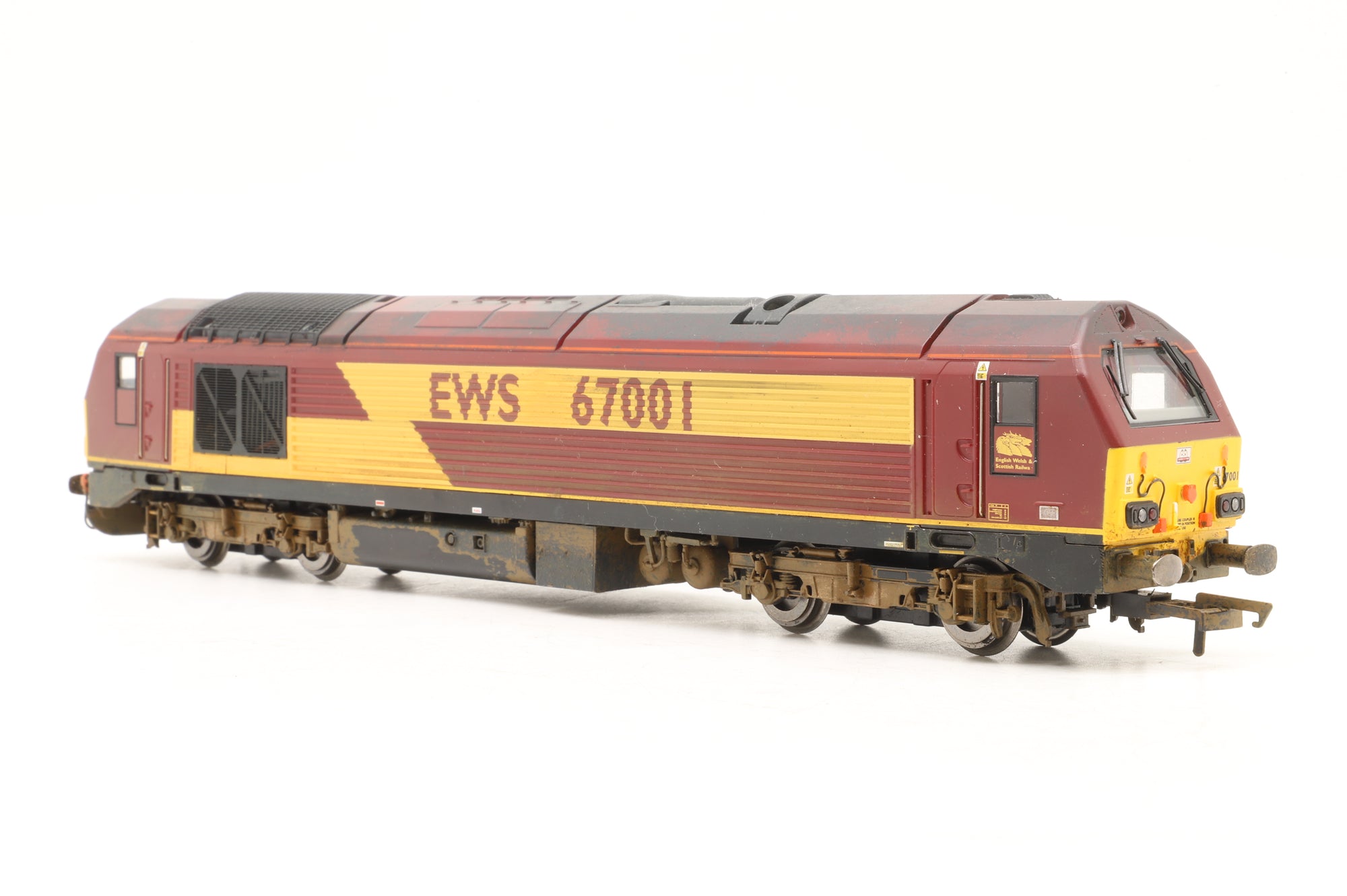 WORKSHOP Hornby OO RR3040 Class 67 '67001' Diesel Electric EWS Weathered DCC Fitted