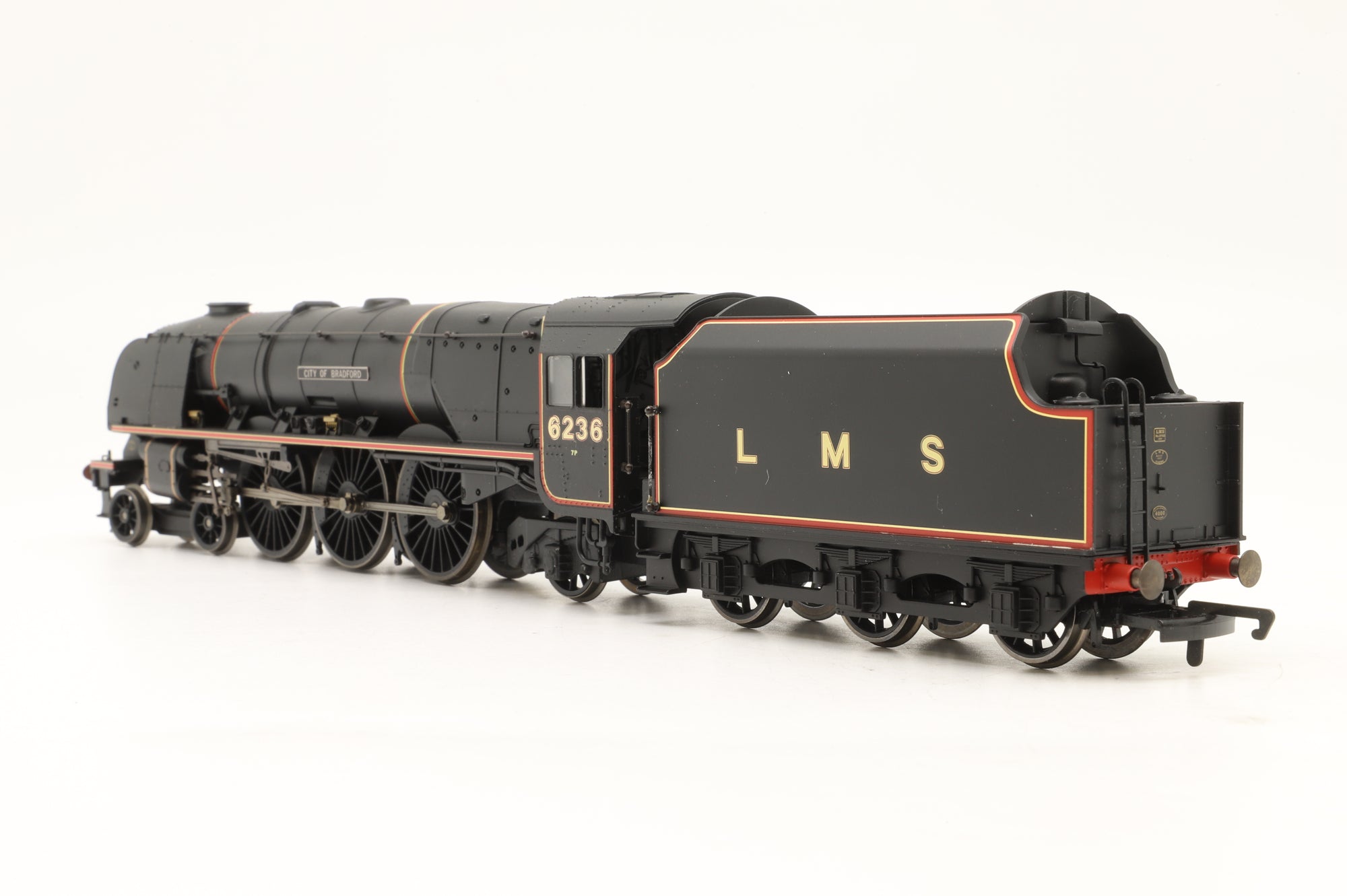 Hornby OO Duchess Class '6236' 'City of Bradford' LMS Black DCC Fitted