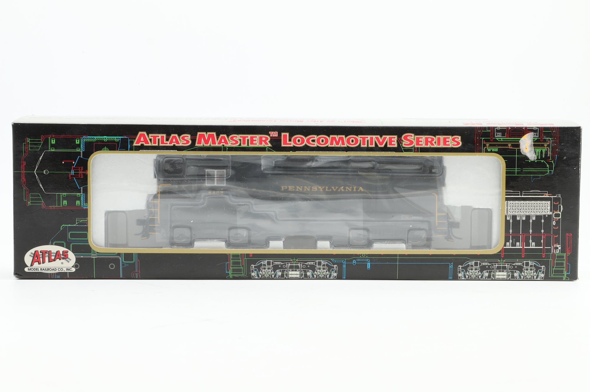 Atlas HO #9531 H16-44 Pennsylvania Road '8809', DCC Fitted