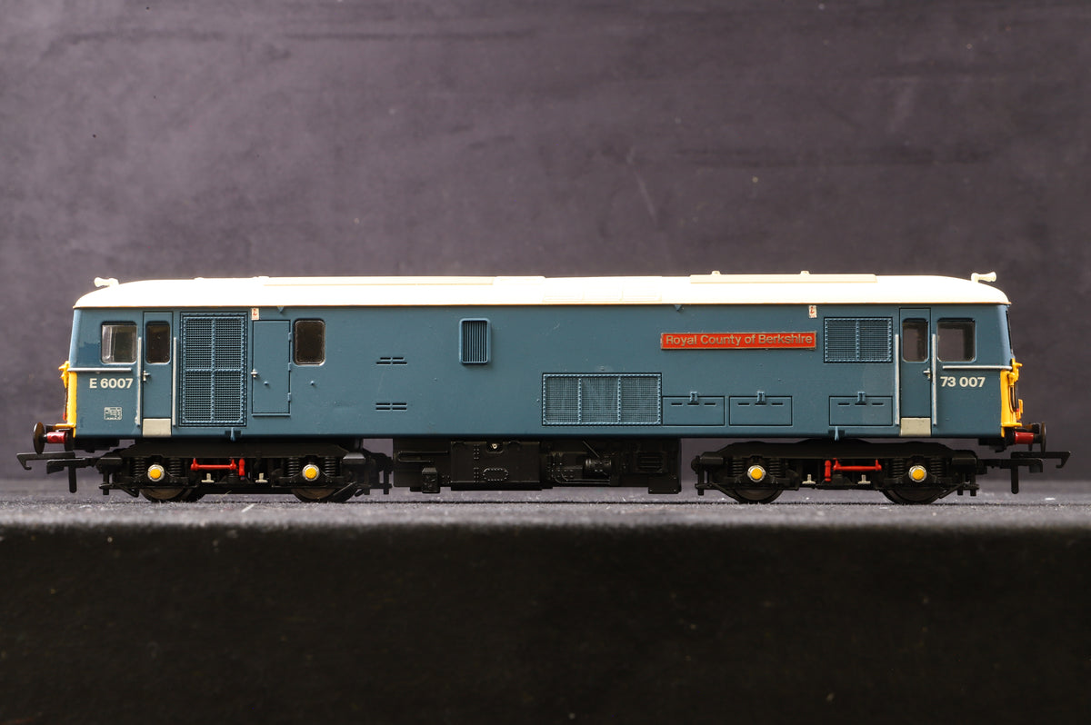 Hornby OO Class 73 &#39;E6007&#39; &#39;Royal County of Berkshire&#39;, Re-painted, named &amp; numbered