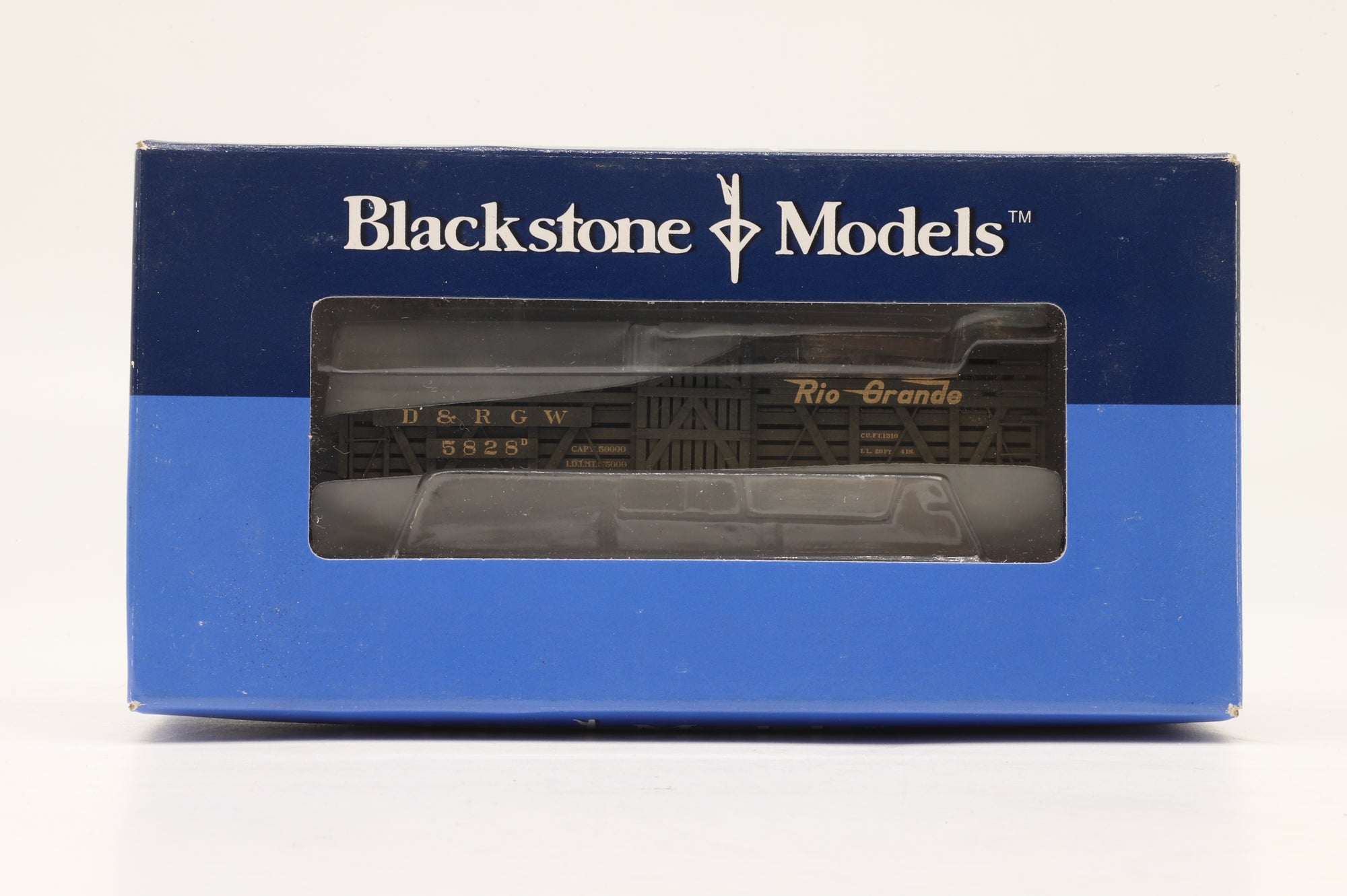 Blackstone Models HOn3 B340222W D&RGW 5500 Series Double Deck Stock Car Weathered '5828'