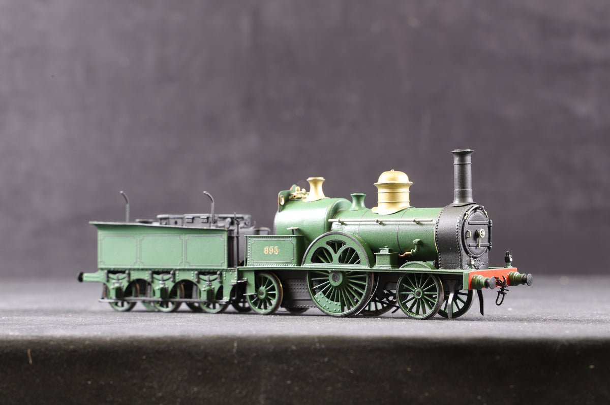 London Road Models P4 Kit Built LNWR Bloomer Class 2-2-2 &#39;893&#39;, DCC Sound