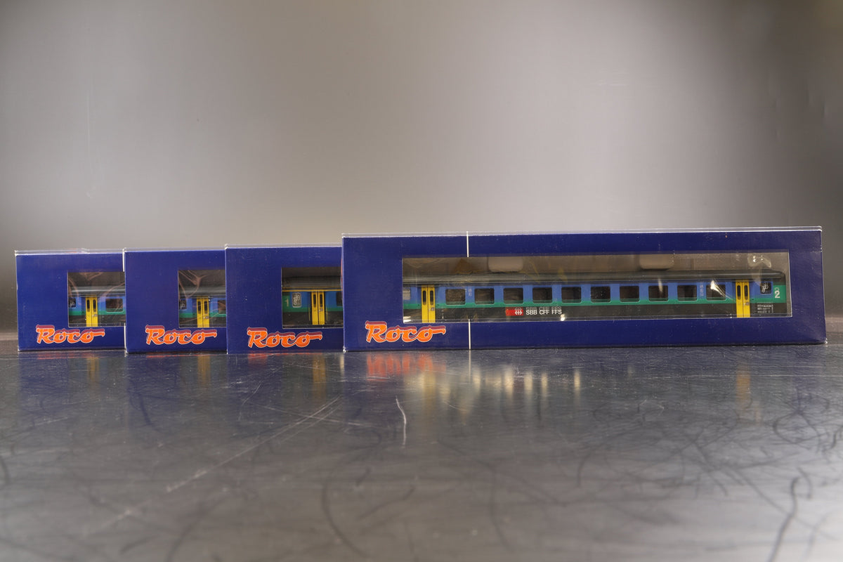 Roco/Liliput HO Rake of 5 Inter-Regio Coaches, Inc. 44495, 3 x 44496 &amp; 1 x L387814