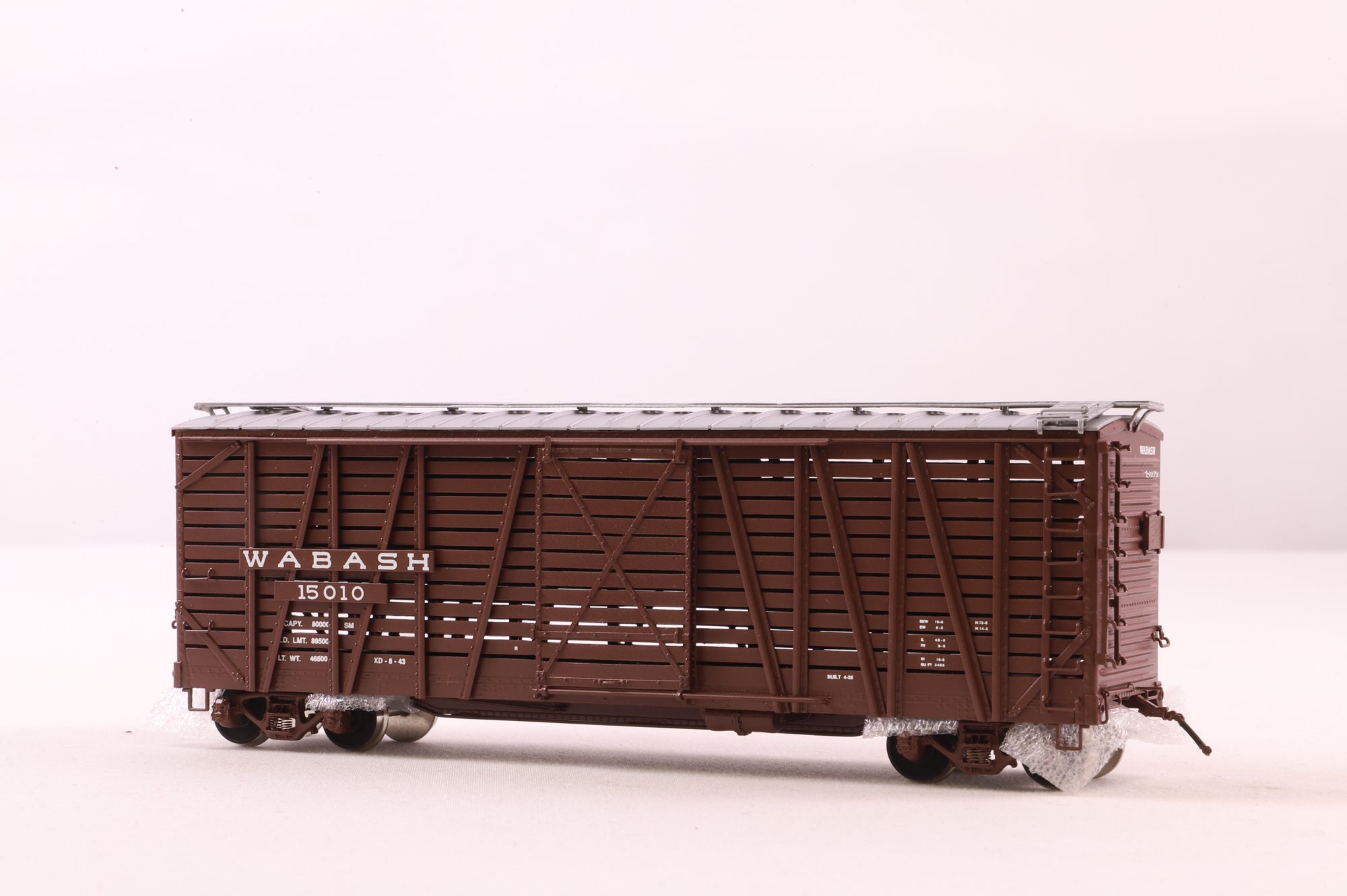 Overland Models HO Brass OMI-3264 Wabash Stock Car Steel Double Door '15010'