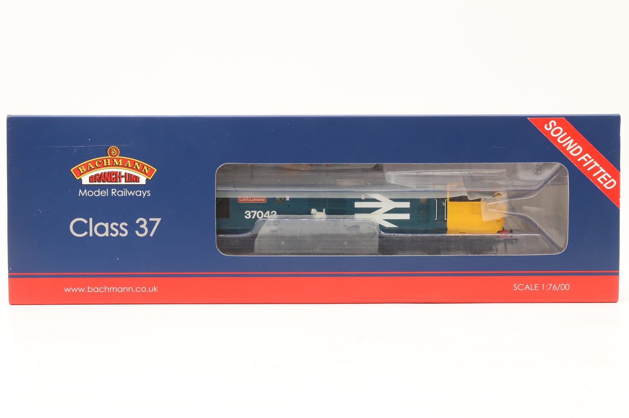 Bachmann OO 35-304SF Class 37/0 '37043' 'Loch Lomond' BR Blue Large Logo