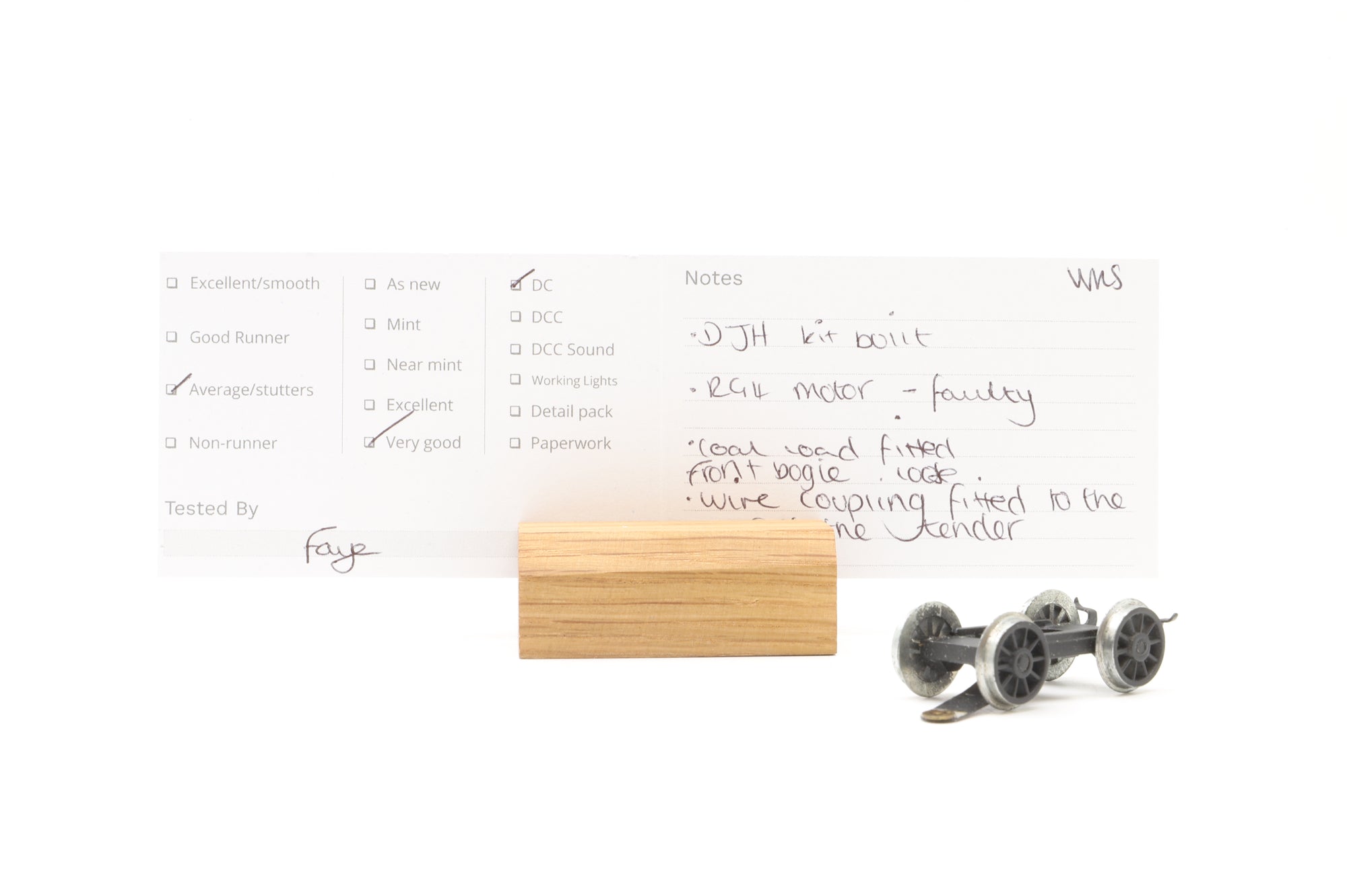 WORKSHOP DJH OO Black 5 '5407' LMS Black Kit Built