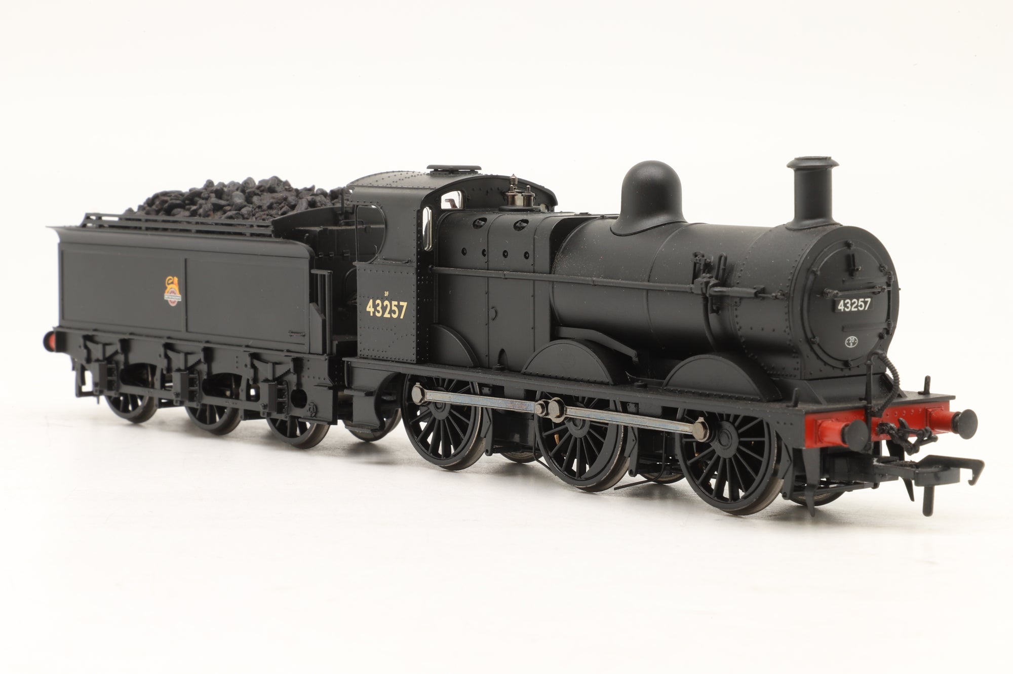 Bachmann OO 31-626A Class 3F No. 43257 BR Black Early Emblem