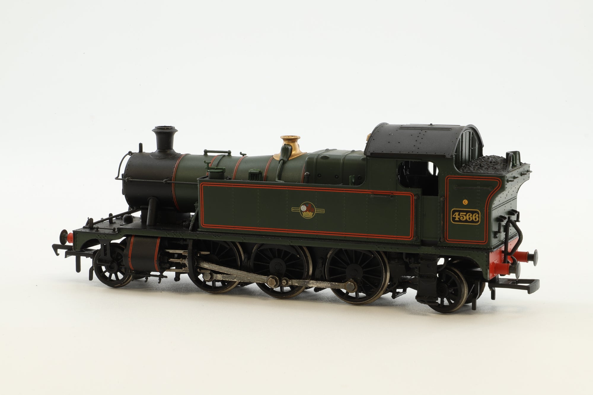 Bachmann OO 32-125 45xx Tank '4566' BR Lined Green L/C