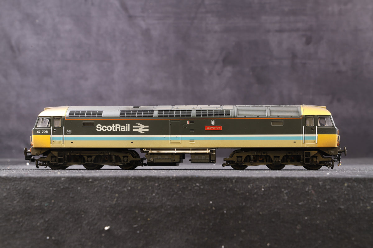 Bachmann OO 31-653Y Class 47/7 &#39;47708&#39; &#39;Waverley&#39; BR Scotrail Excl. Amrss Ltd Ed 249/ 512 Weathered