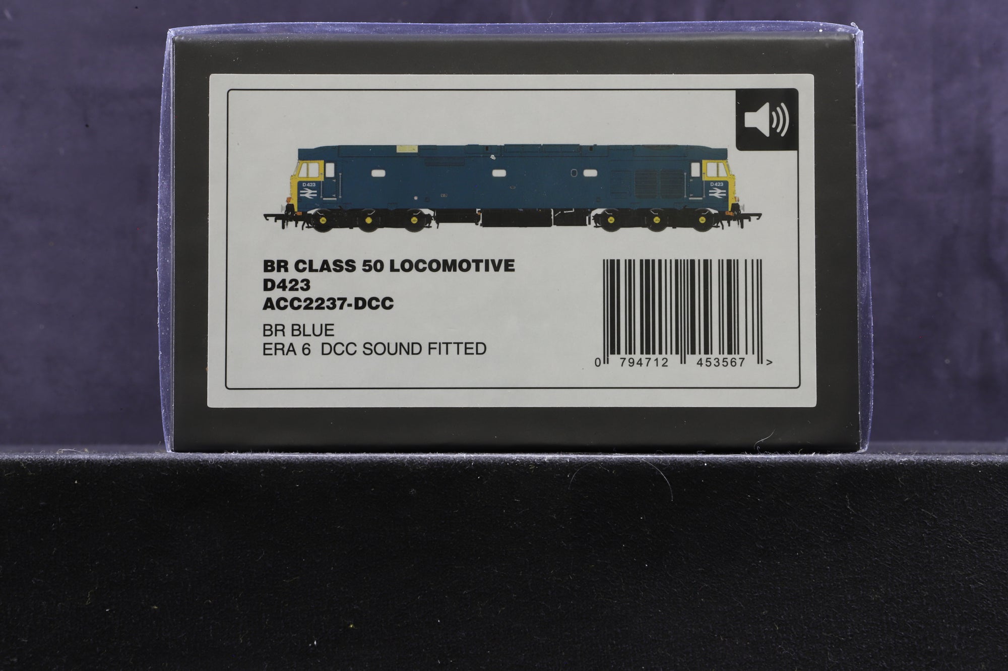 Accurascale OO ACC2237 Class 50 'D423' BR Blue DCC Sound