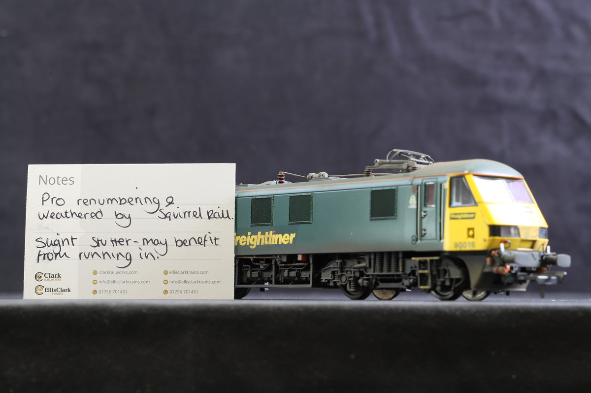 Bachmann OO 32-612A Class 90 &#39;90016&#39; Freightliner Renumbered &amp; Weathered